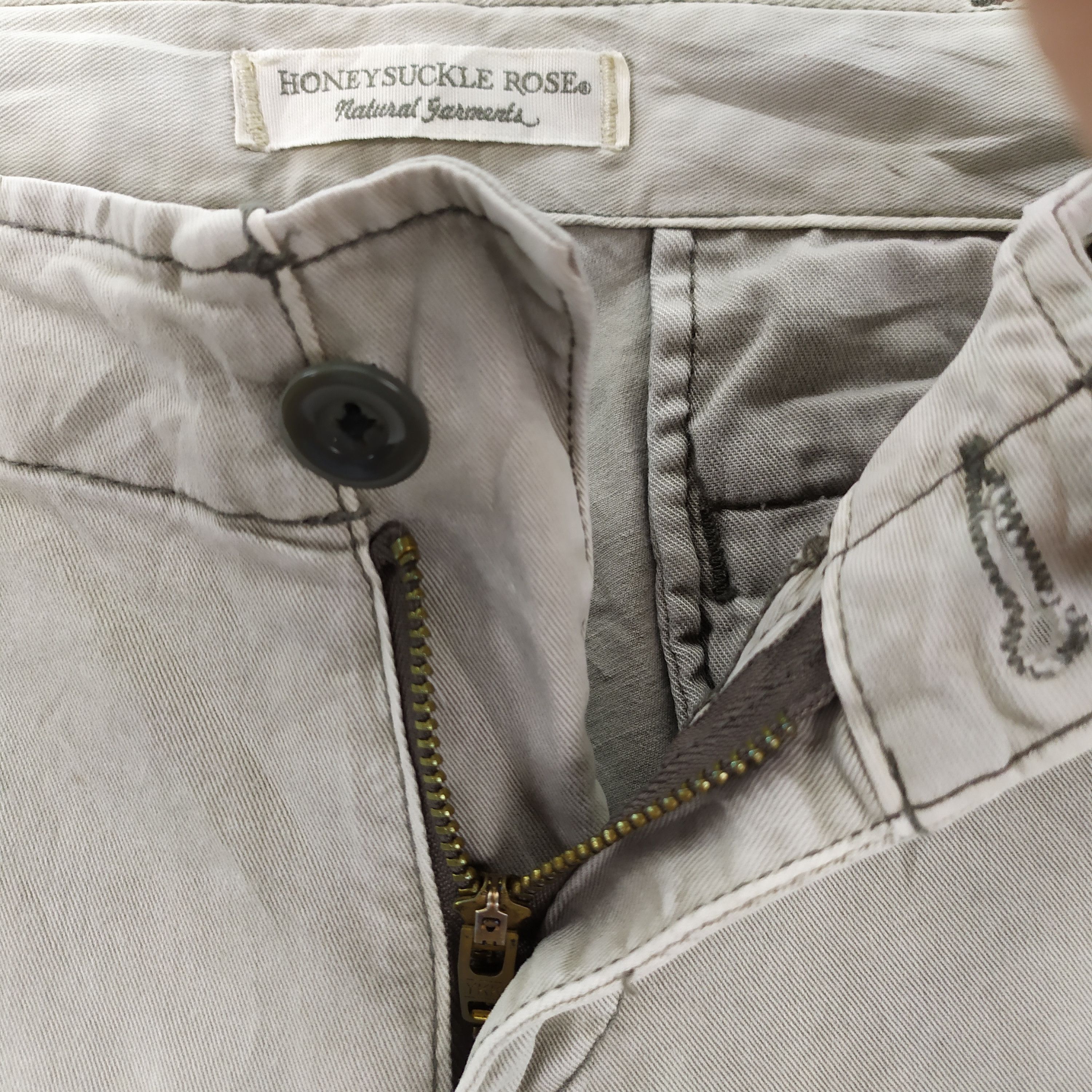 Japanese Brand × Vintage Honey Suckle Rose Grey skinny Cargo Pants Size US 28 / EU 44 - 9 Thumbnail
