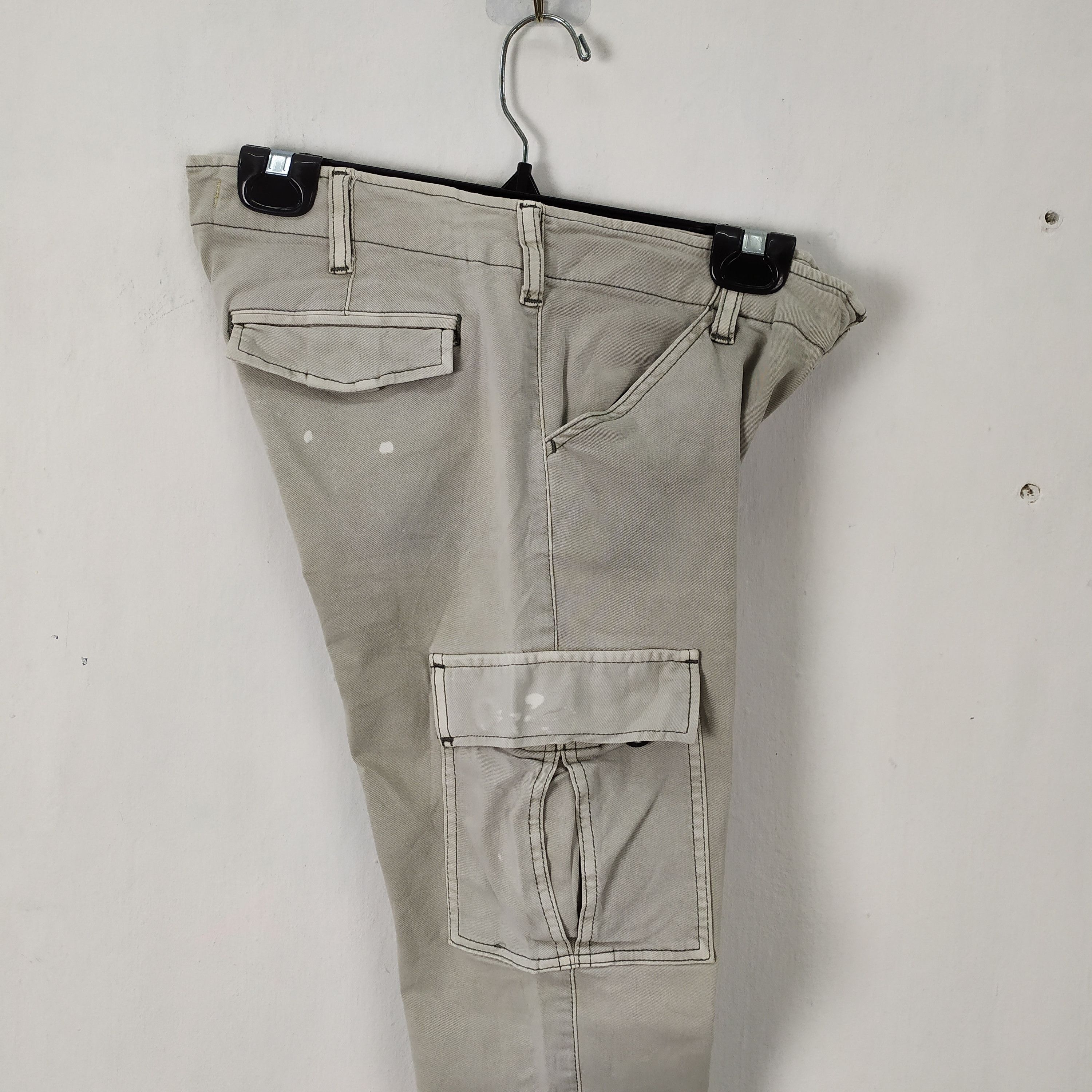 Japanese Brand × Vintage Honey Suckle Rose Grey skinny Cargo Pants Size US 28 / EU 44 - 6 Thumbnail