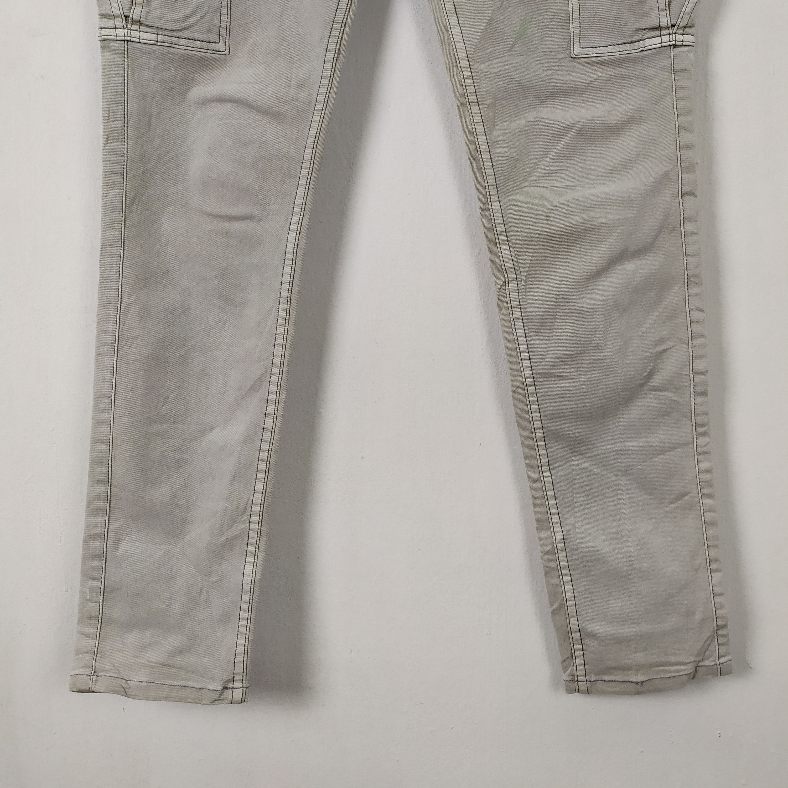 Japanese Brand × Vintage Honey Suckle Rose Grey skinny Cargo Pants Size US 28 / EU 44 - 3 Thumbnail