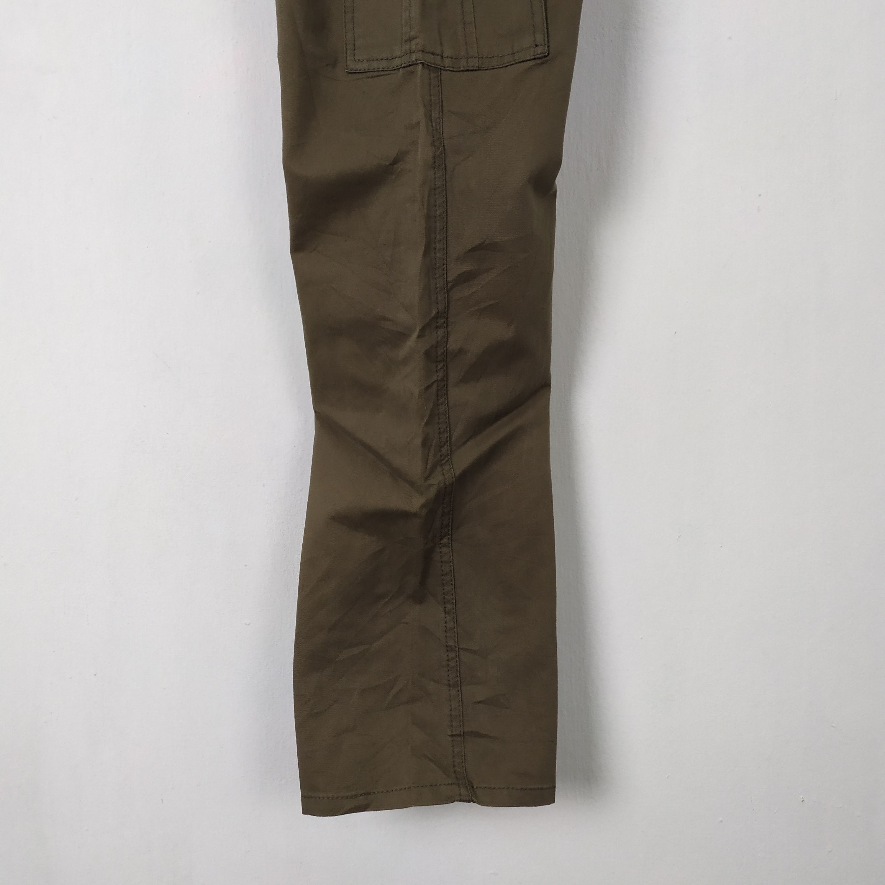 Japanese Brand Rejoice Inc Olive green Cargo Pants Multipocket tactical Size US 26 / EU 42 - 8 Thumbnail