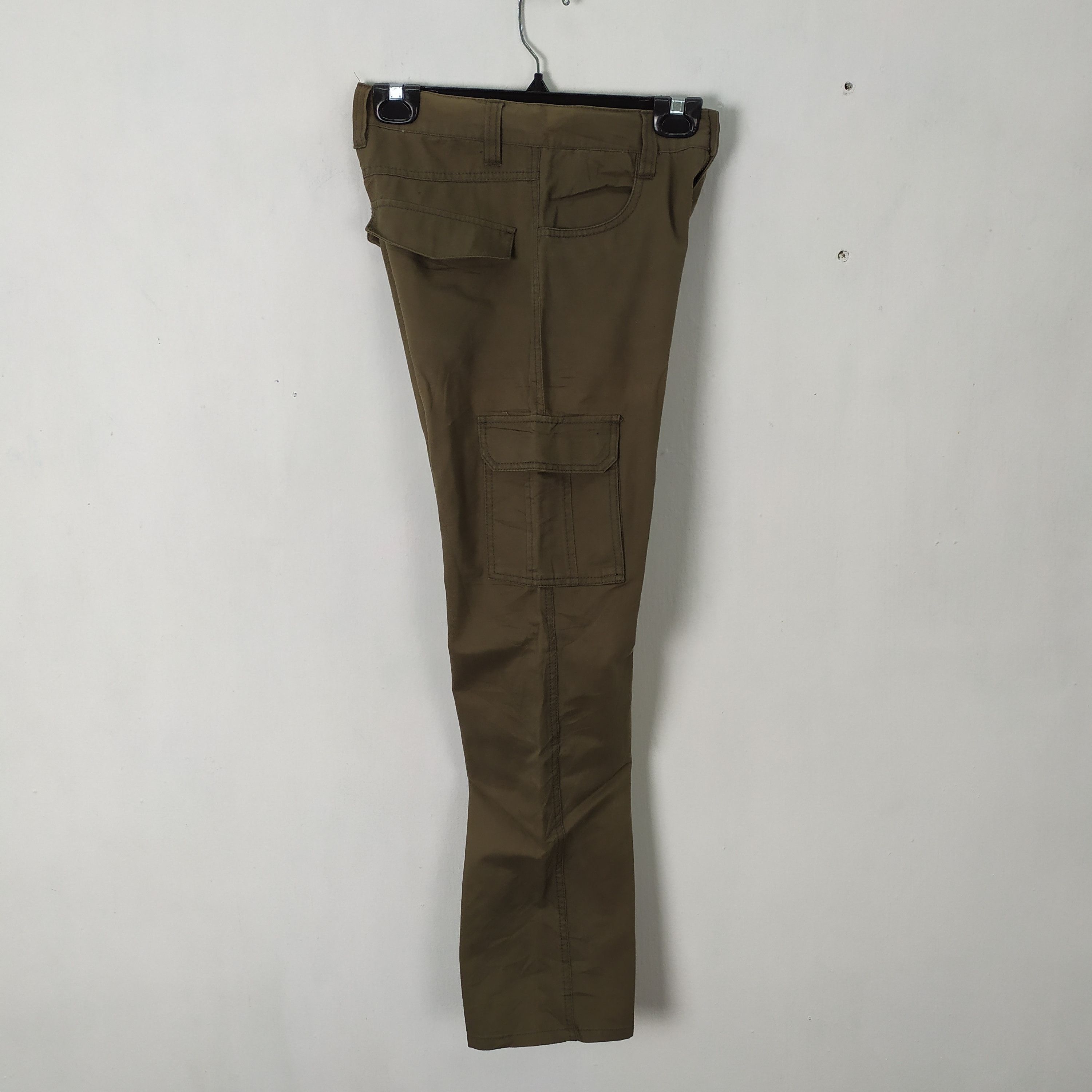 Japanese Brand Rejoice Inc Olive green Cargo Pants Multipocket tactical Size US 26 / EU 42 - 6 Thumbnail
