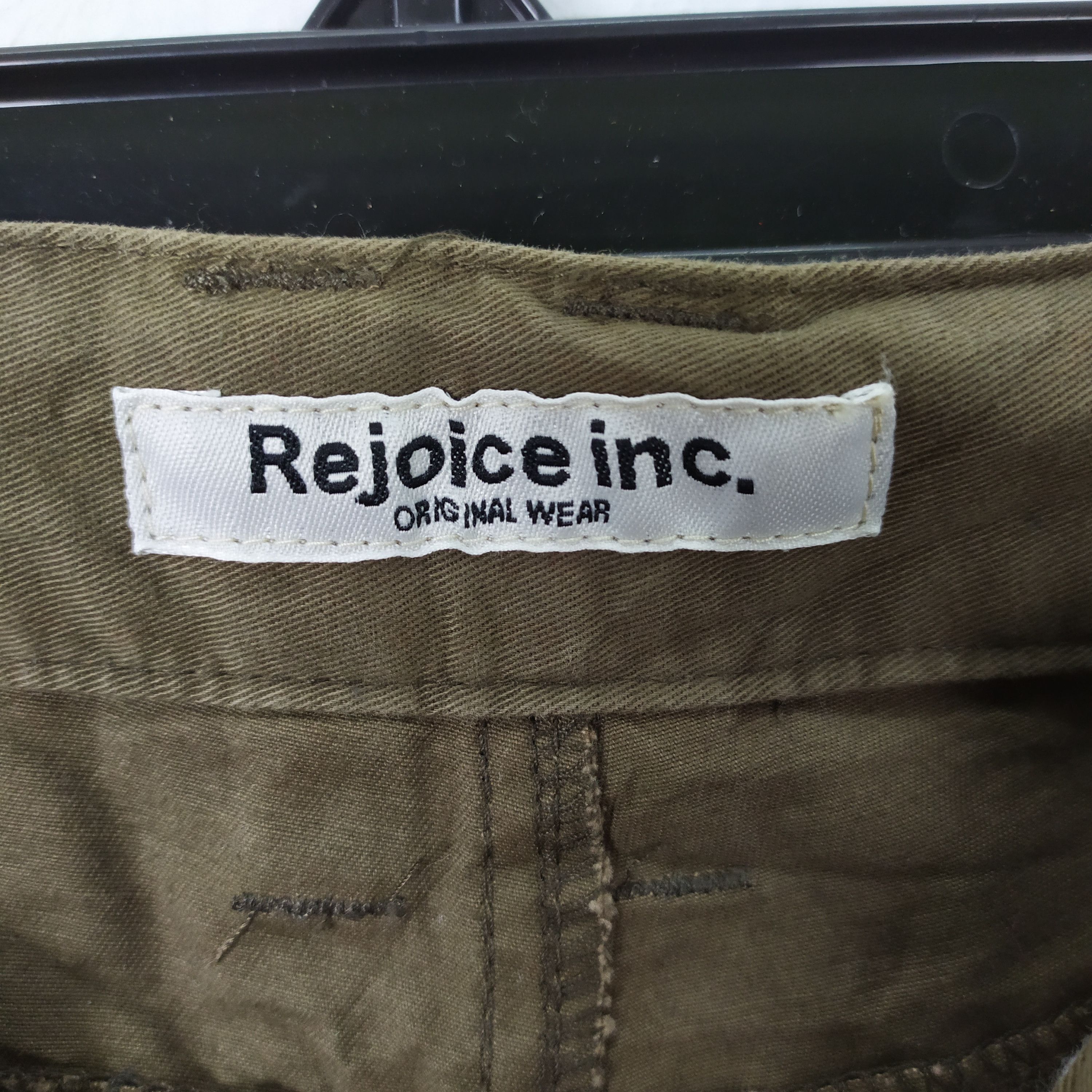 Japanese Brand Rejoice Inc Olive green Cargo Pants Multipocket tactical Size US 26 / EU 42 - 12 Thumbnail