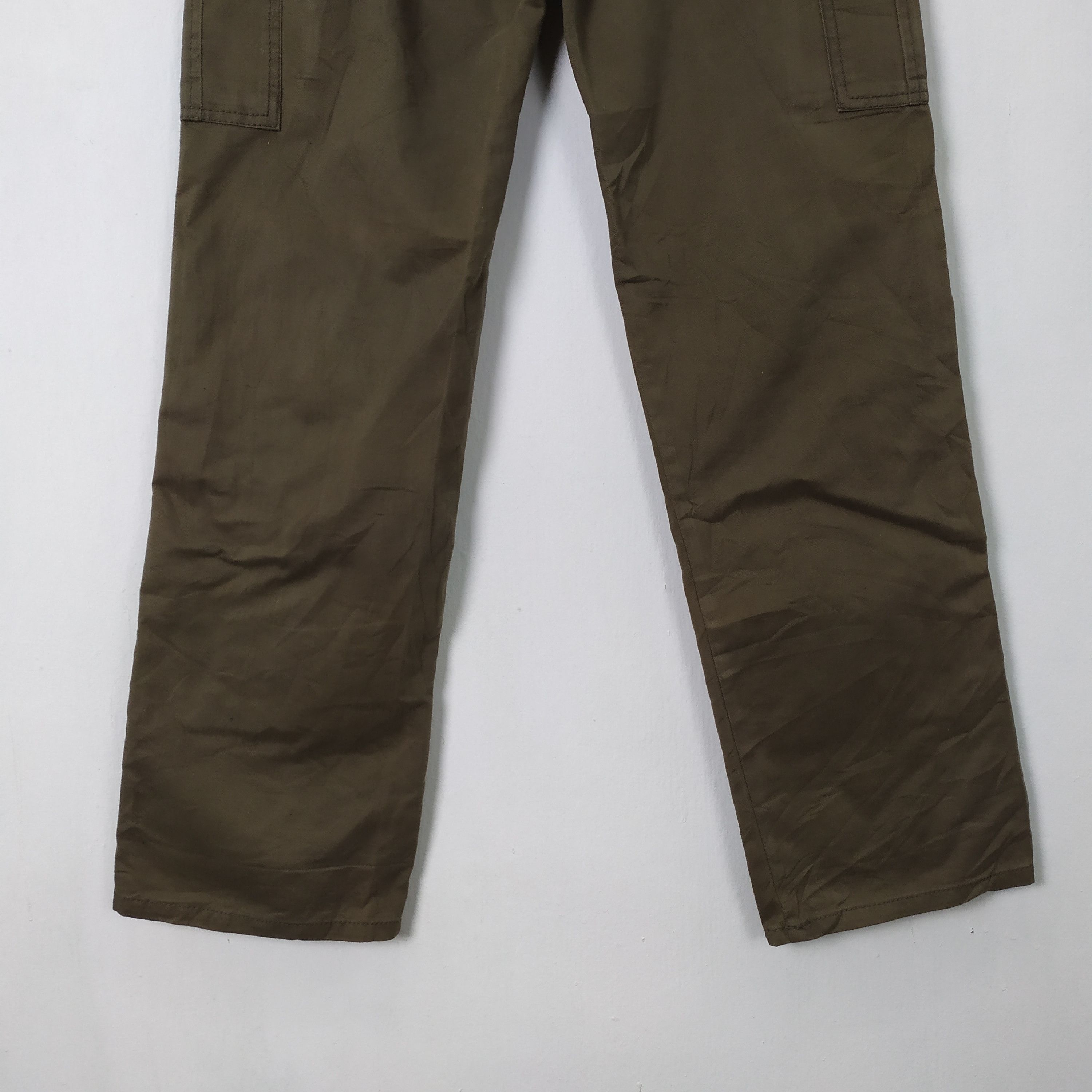 Japanese Brand Rejoice Inc Olive green Cargo Pants Multipocket tactical Size US 26 / EU 42 - 11 Thumbnail