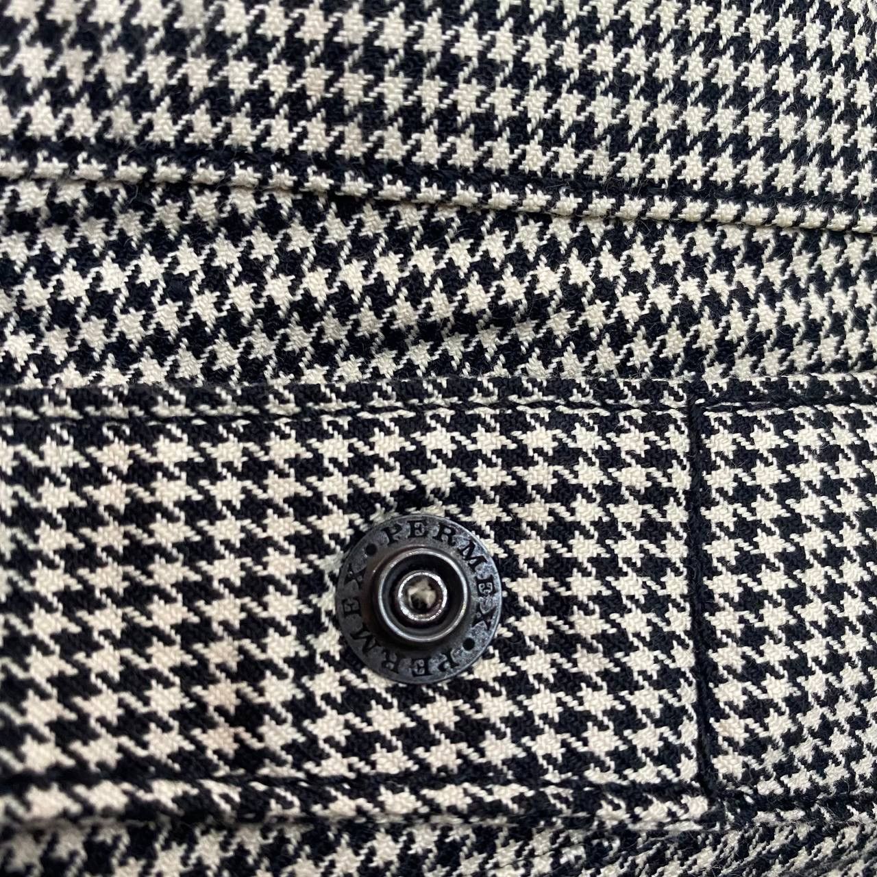 Lee × Vintage X322 LEE RIDER ZIPPER HOUNDSTOOTH CROP PANTS Size US 36 / EU 52 - 6 Thumbnail