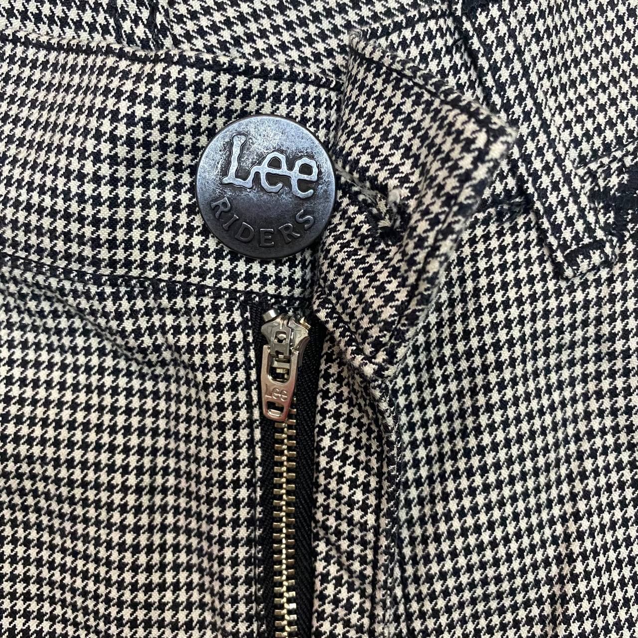Lee × Vintage X322 LEE RIDER ZIPPER HOUNDSTOOTH CROP PANTS Size US 36 / EU 52 - 7 Thumbnail