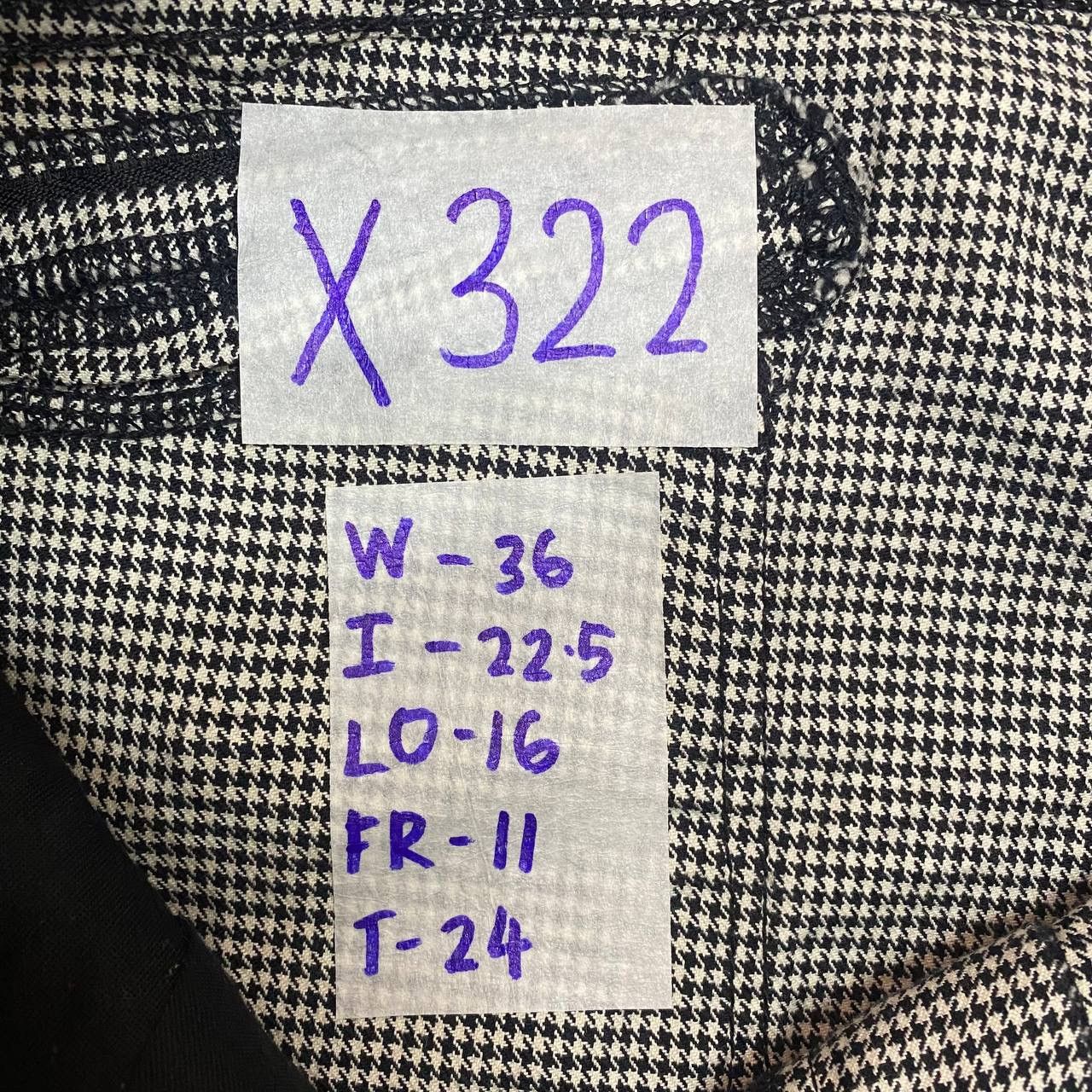 Lee × Vintage X322 LEE RIDER ZIPPER HOUNDSTOOTH CROP PANTS Size US 36 / EU 52 - 9 Thumbnail
