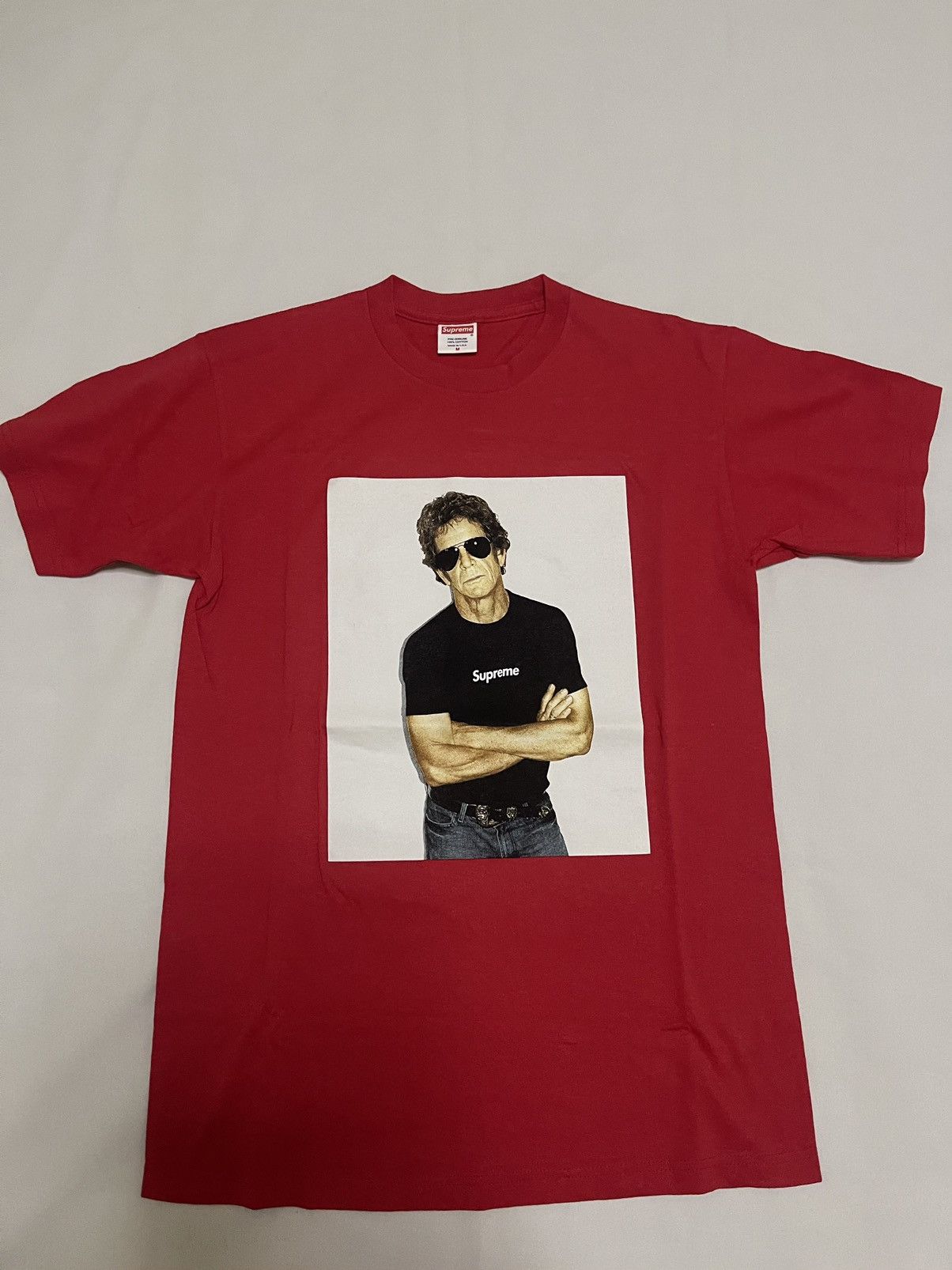 Supreme Supreme loured photo tee red ds Size US M / EU 48-50 / 2 - 1 Thumbnail