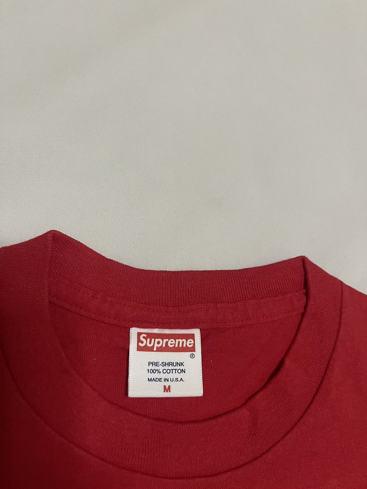 Supreme Supreme loured photo tee red ds Size US M / EU 48-50 / 2 - 5 Thumbnail