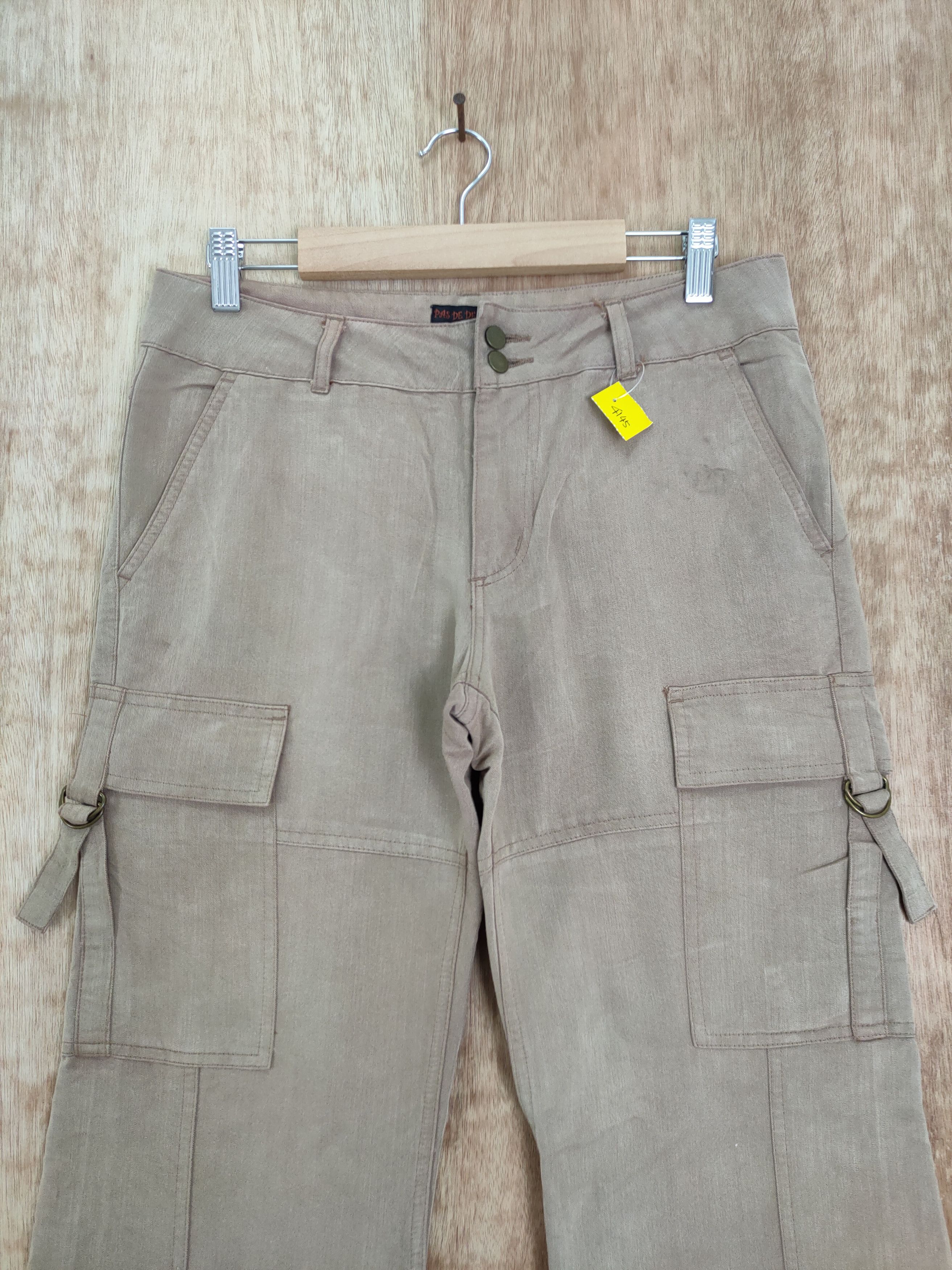 Japanese Brand DL Pas De Deux multipocket tactical cargo pants #4145 Size 26" / US 2 / IT 38 - 3 Thumbnail