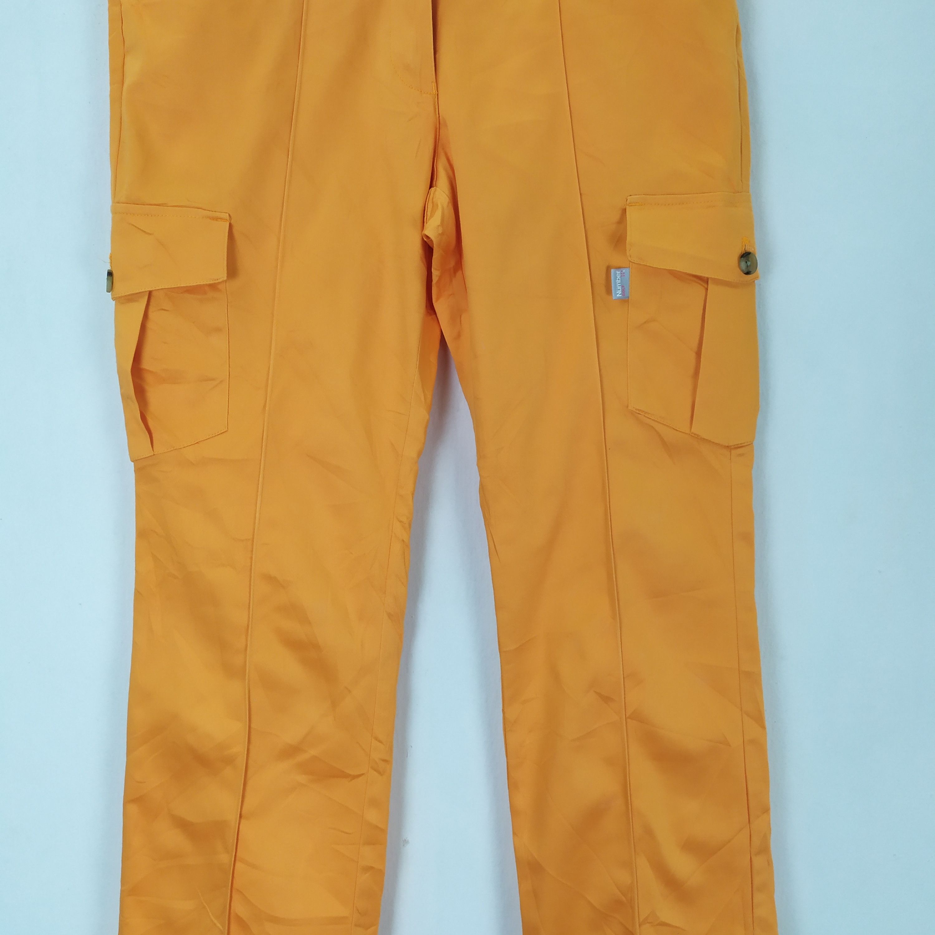Japanese Brand × Numbers OFFER❗Number Golf Orange Colour Cargo Pants #930 Size US 28 / EU 44 - 3 Thumbnail