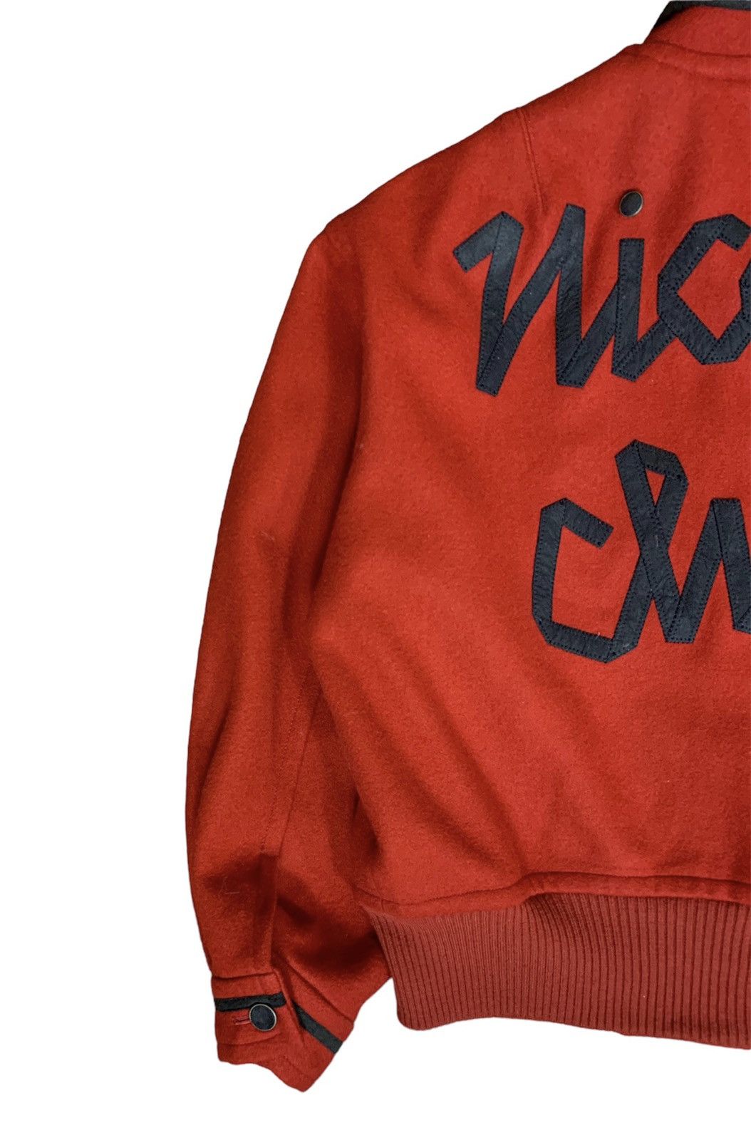 Japanese Brand Rare Nicole Club Varsity Jacket Red Colour Size US M / EU 48-50 / 2 - 2 Thumbnail