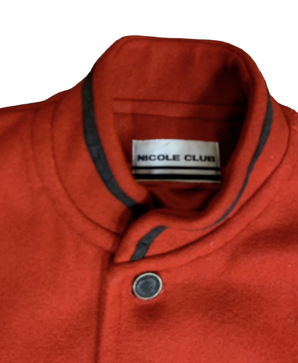 Japanese Brand Rare Nicole Club Varsity Jacket Red Colour Size US M / EU 48-50 / 2 - 6 Thumbnail