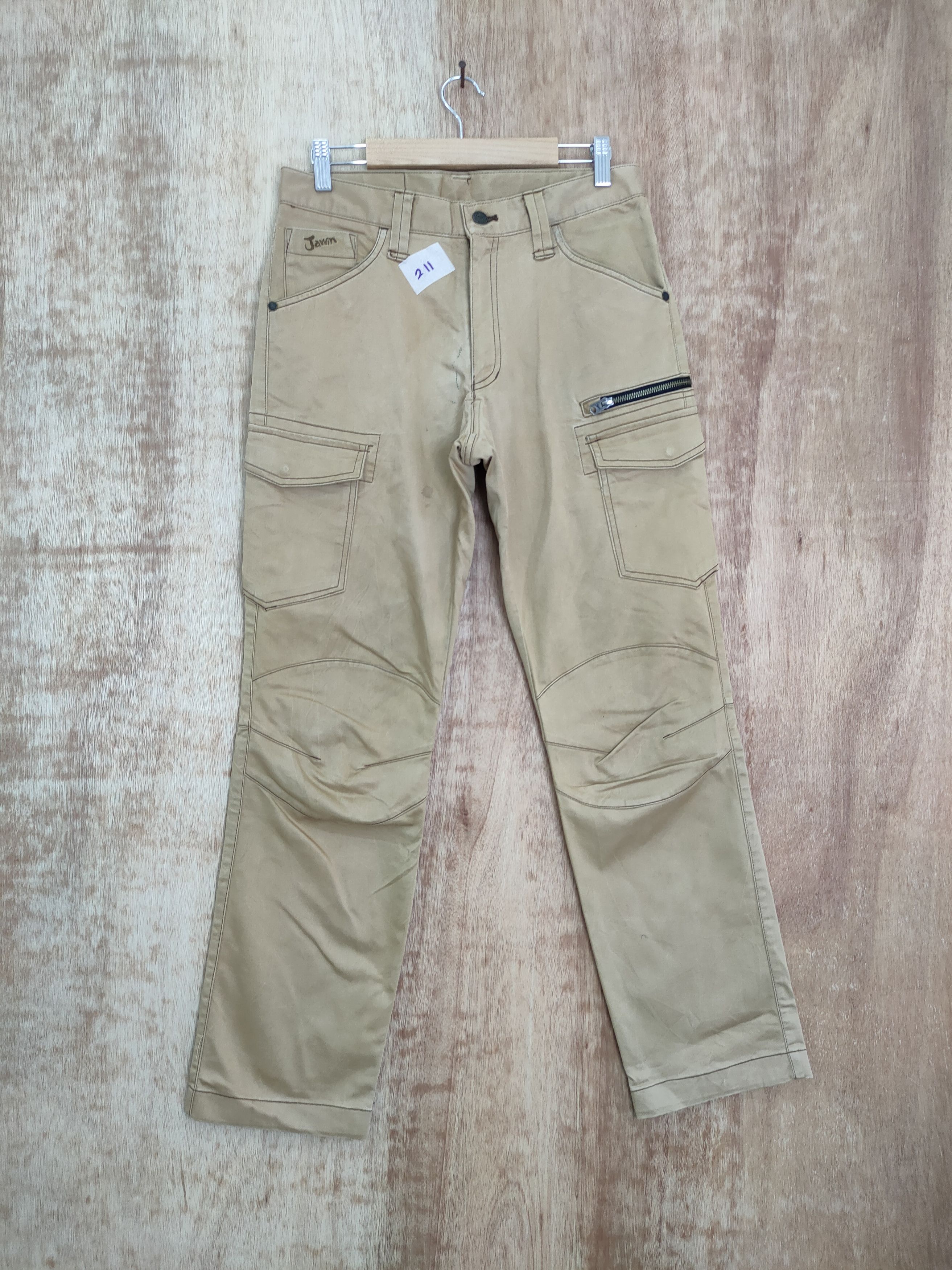 Image of Vintage Jawin Japan Multipocket Tactical Cargo Pants 211 in Brown, Men's (Size 30)