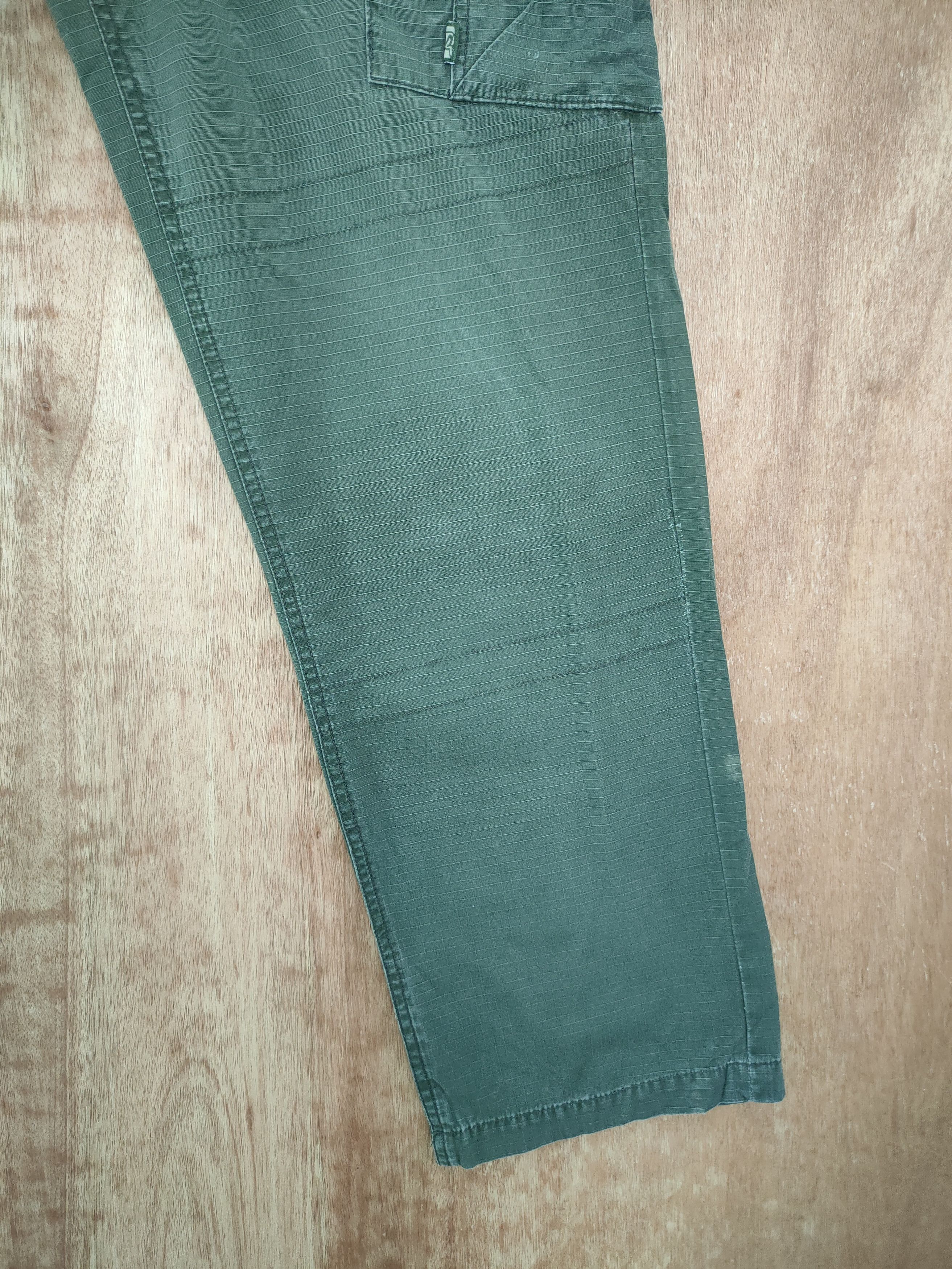 DrunknMunky DL DrunkN Munky green streetwear tactical cargo pants #942 Size US 34 / EU 50 - 3 Thumbnail