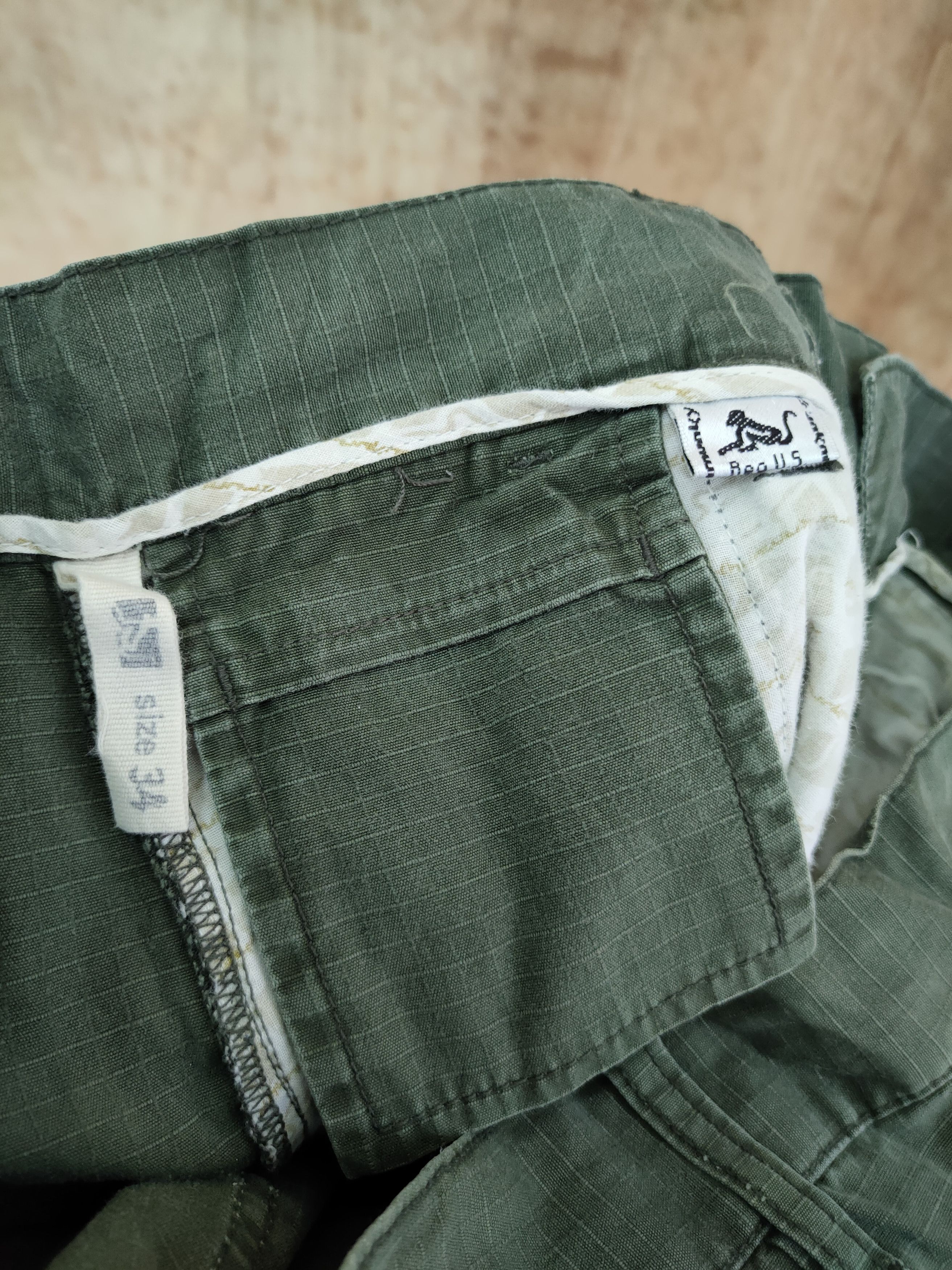 DrunknMunky DL DrunkN Munky green streetwear tactical cargo pants #942 Size US 34 / EU 50 - 14 Thumbnail