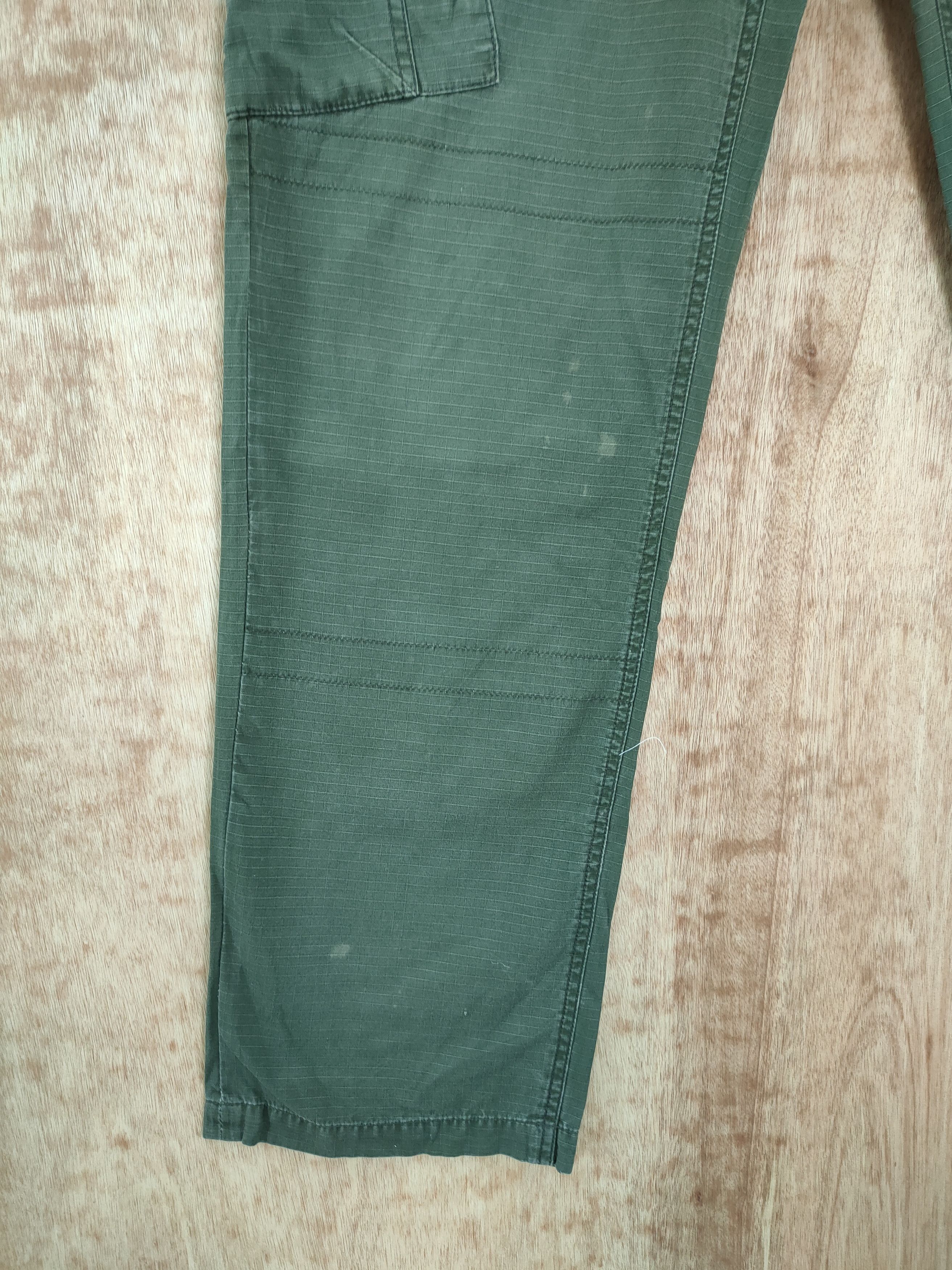 DrunknMunky DL DrunkN Munky green streetwear tactical cargo pants #942 Size US 34 / EU 50 - 2 Thumbnail