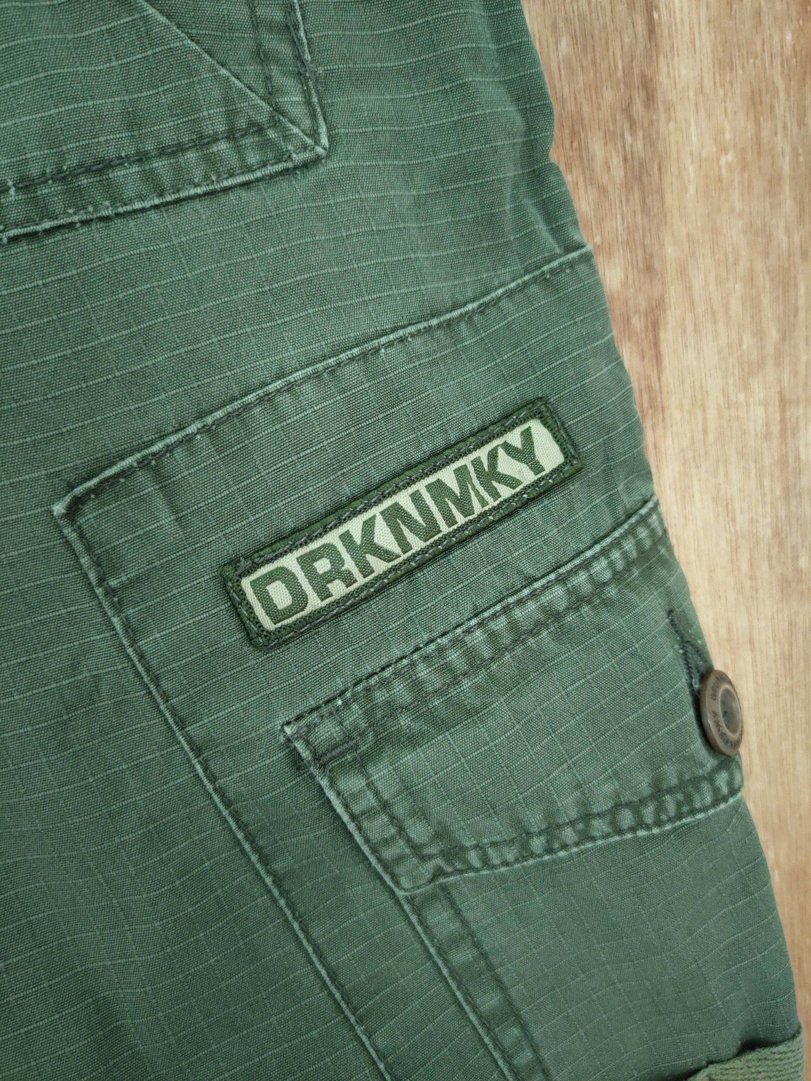 DrunknMunky DL DrunkN Munky green streetwear tactical cargo pants #942 Size US 34 / EU 50 - 12 Thumbnail