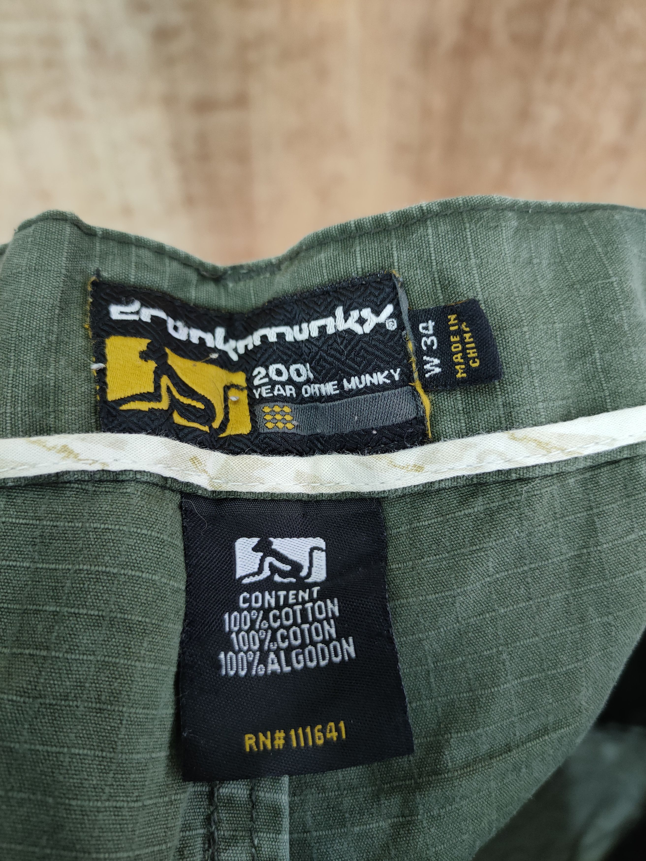 DrunknMunky DL DrunkN Munky green streetwear tactical cargo pants #942 Size US 34 / EU 50 - 13 Thumbnail