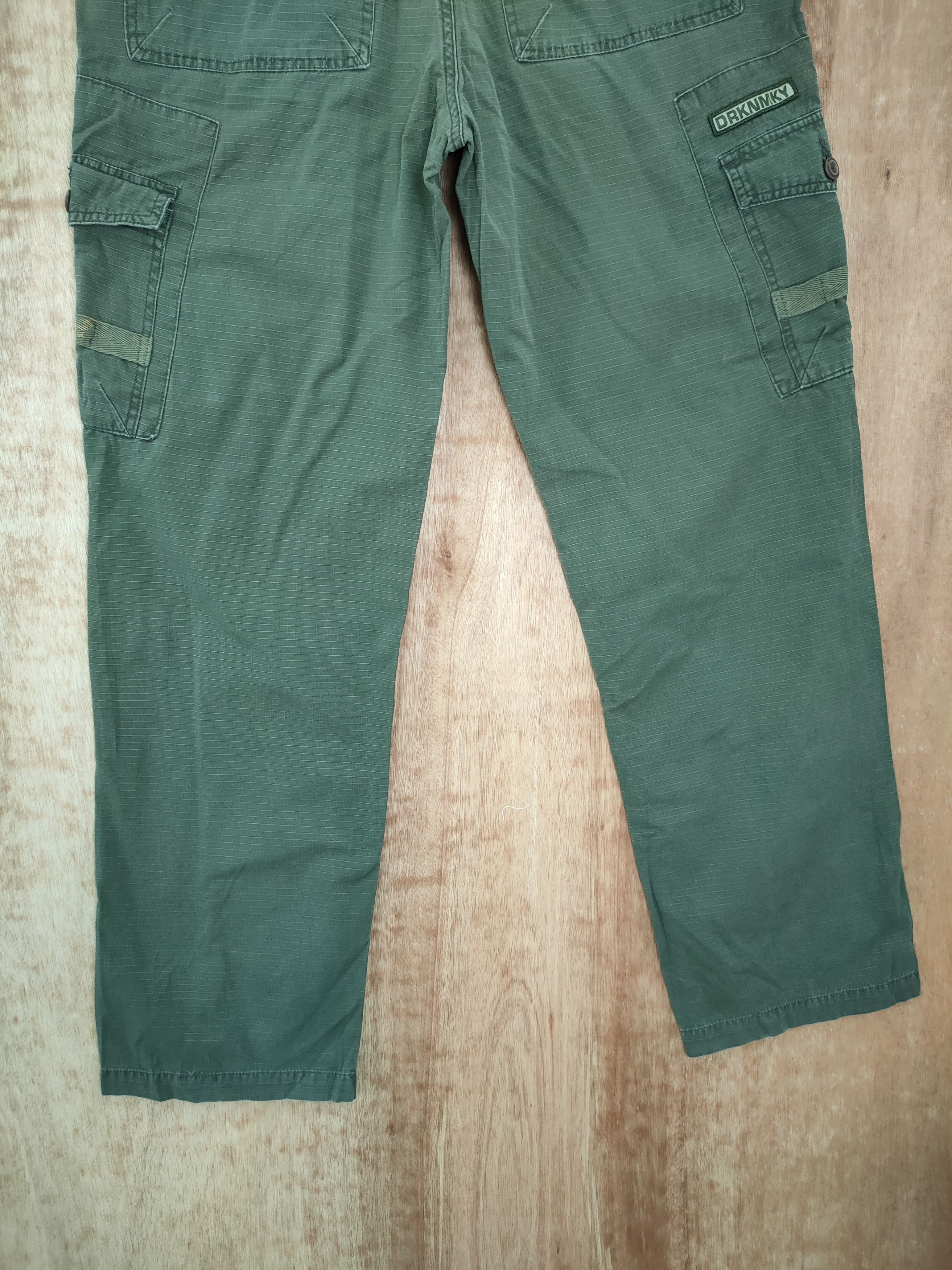 DrunknMunky DL DrunkN Munky green streetwear tactical cargo pants #942 Size US 34 / EU 50 - 9 Thumbnail