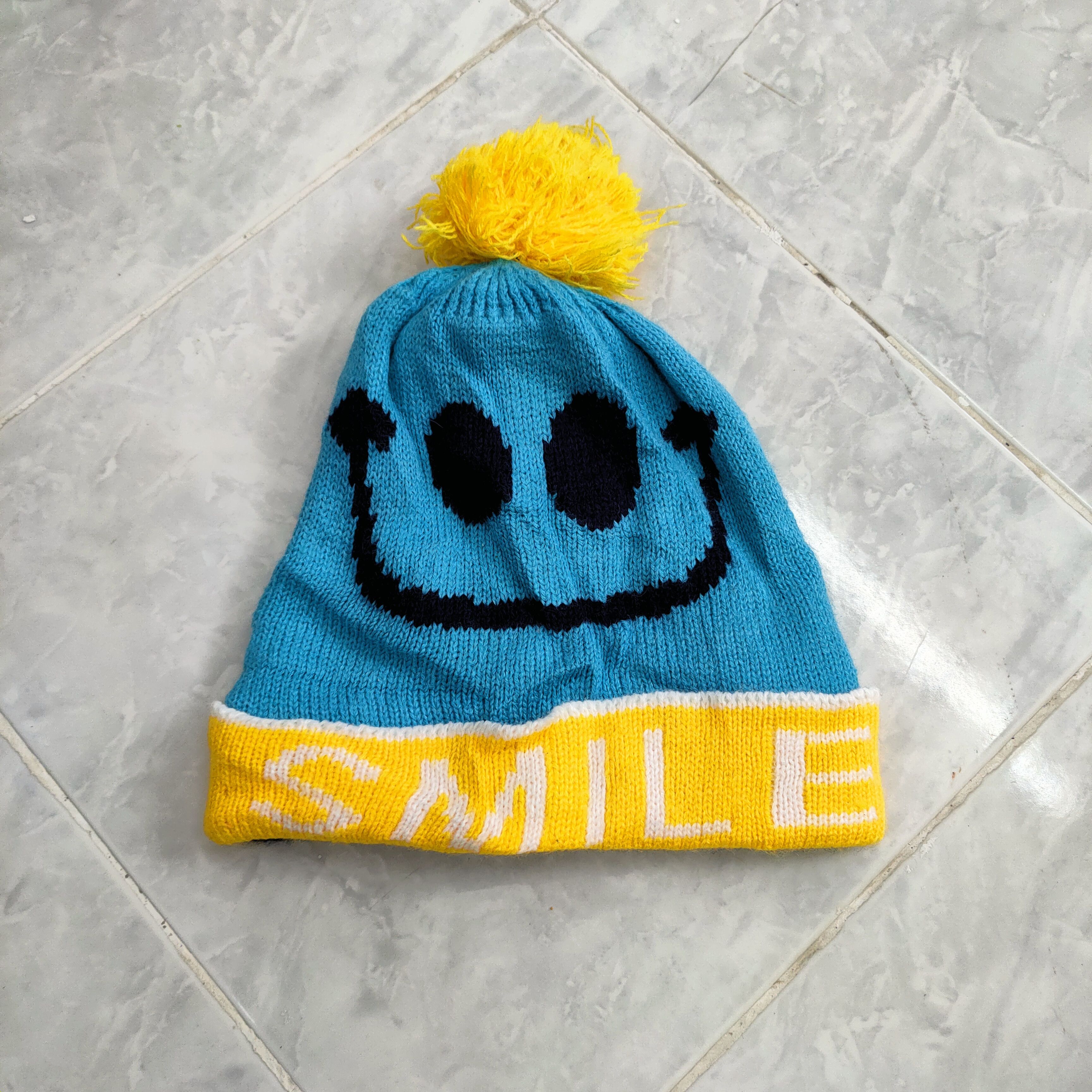 Japanese Brand 💥 BESTOFFER 💥 FOR KIDS SMILE BEANIE HAT LIKE KAPITAL Size ONE SIZE - 1 Thumbnail