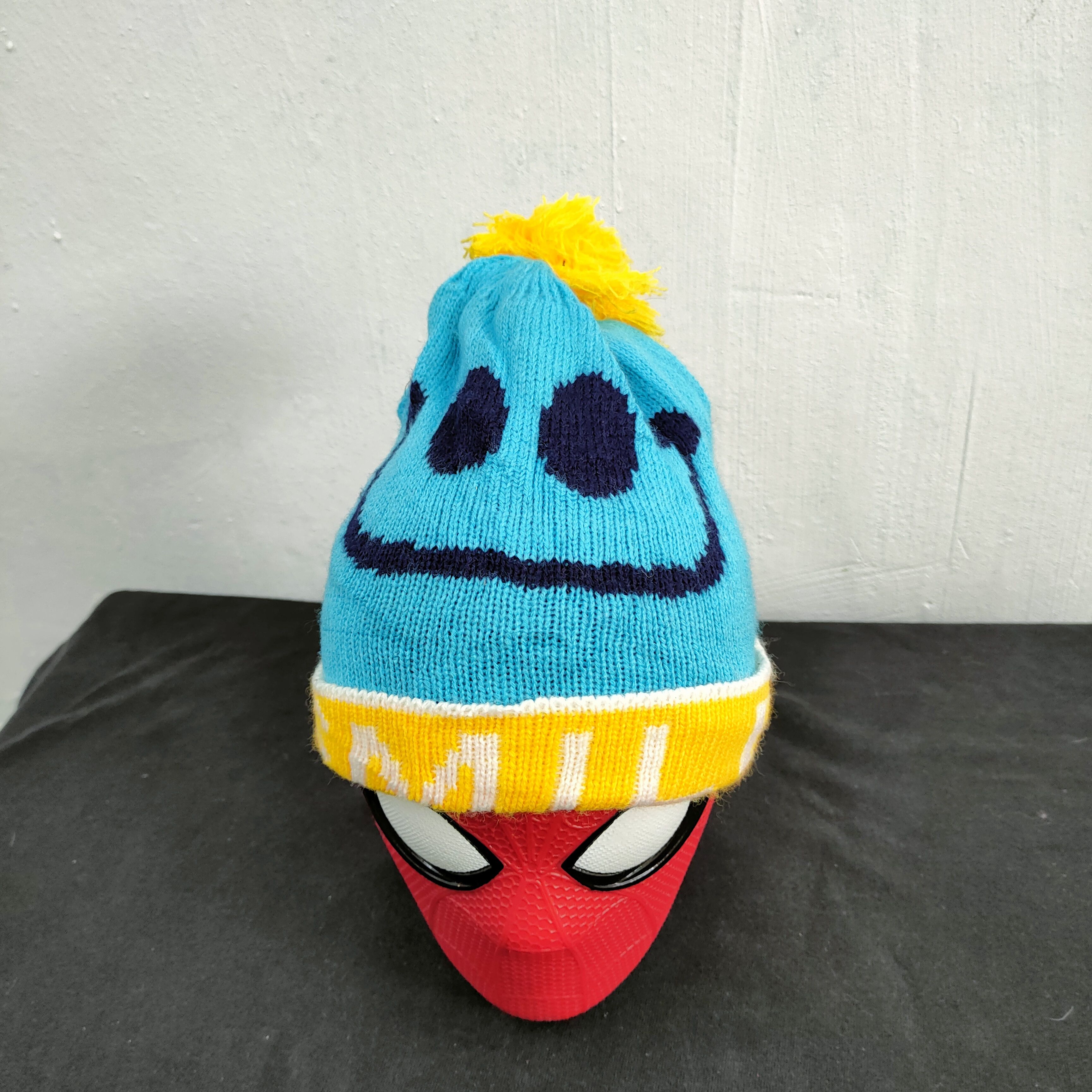 Japanese Brand 💥 BESTOFFER 💥 FOR KIDS SMILE BEANIE HAT LIKE KAPITAL Size ONE SIZE - 2 Thumbnail
