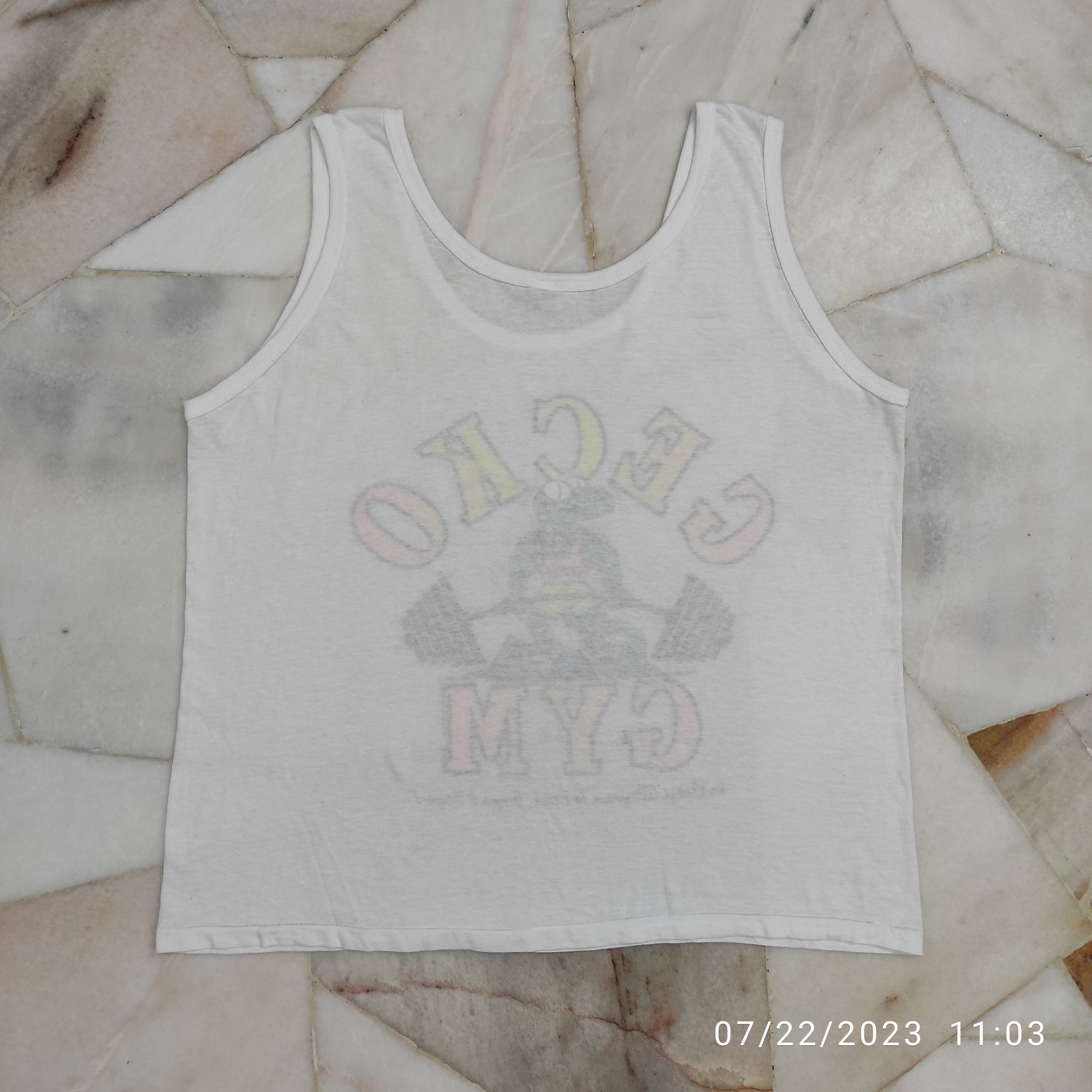 Vintage Vintage 1987 GECKO GYM HAWAII tank top t shirt Size US L / EU 52-54 / 3 - 2 Thumbnail