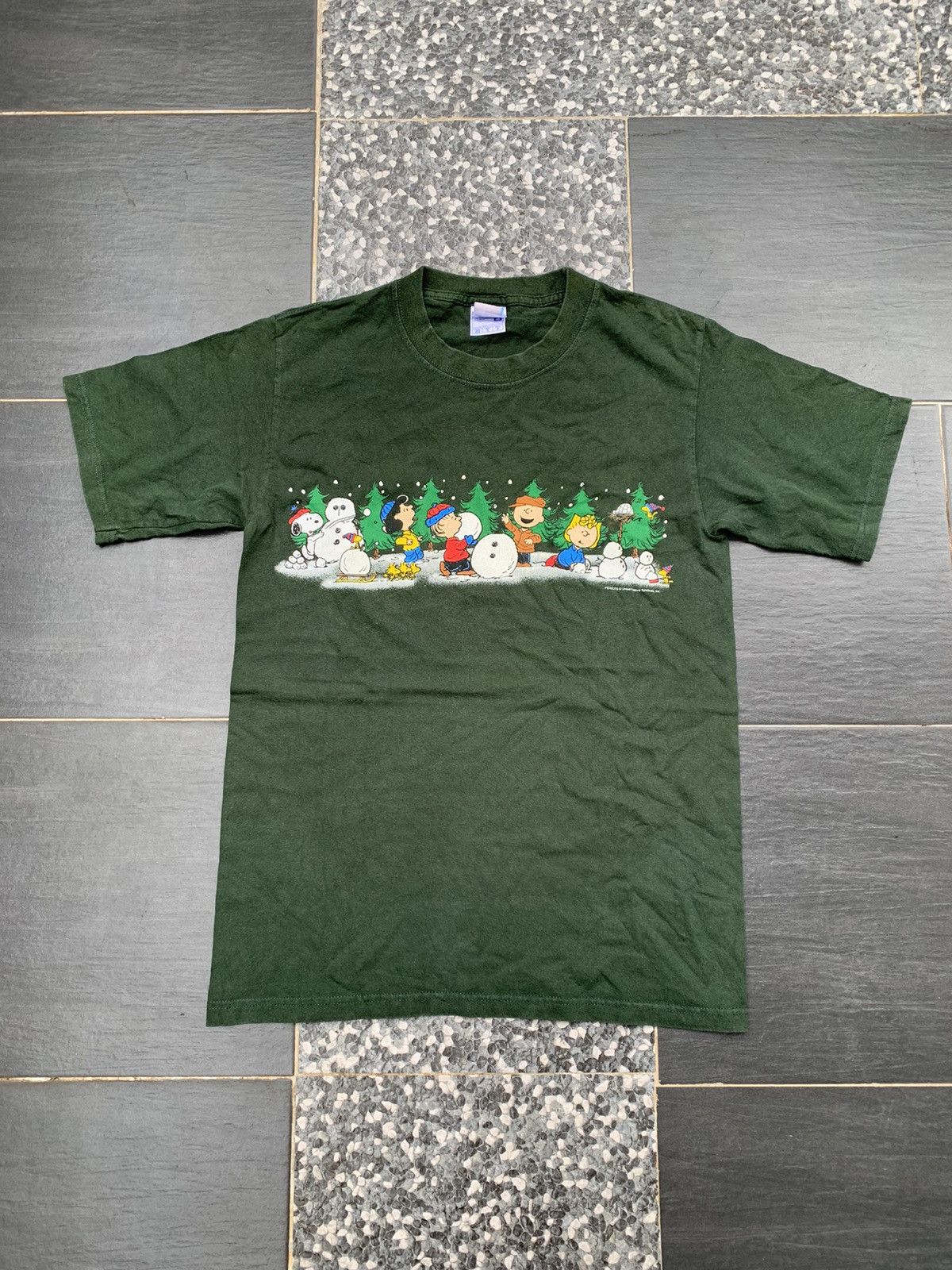 Peanuts Vintage Peanuts Chritmas T- Shirt Size US S / EU 44-46 / 1 - 1 Thumbnail