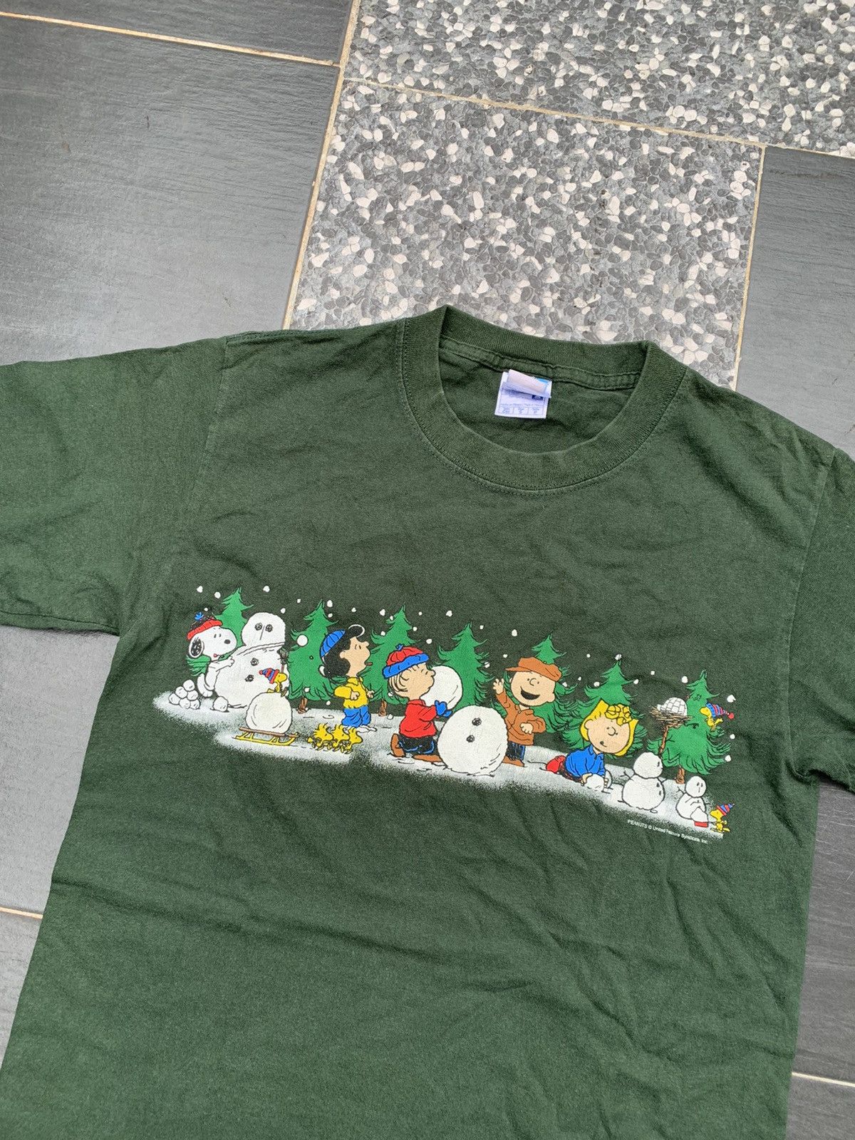 Peanuts Vintage Peanuts Chritmas T- Shirt Size US S / EU 44-46 / 1 - 2 Thumbnail