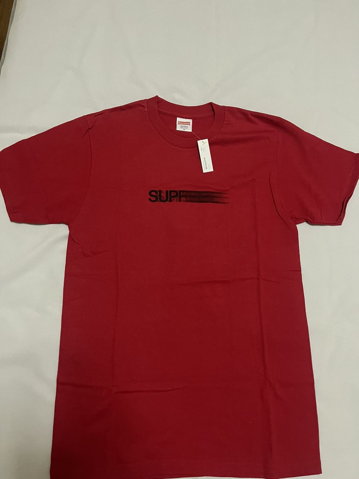 Supreme Supreme ss16 red motion logo tee dswt Size US M / EU 48-50 / 2 - 1 Thumbnail
