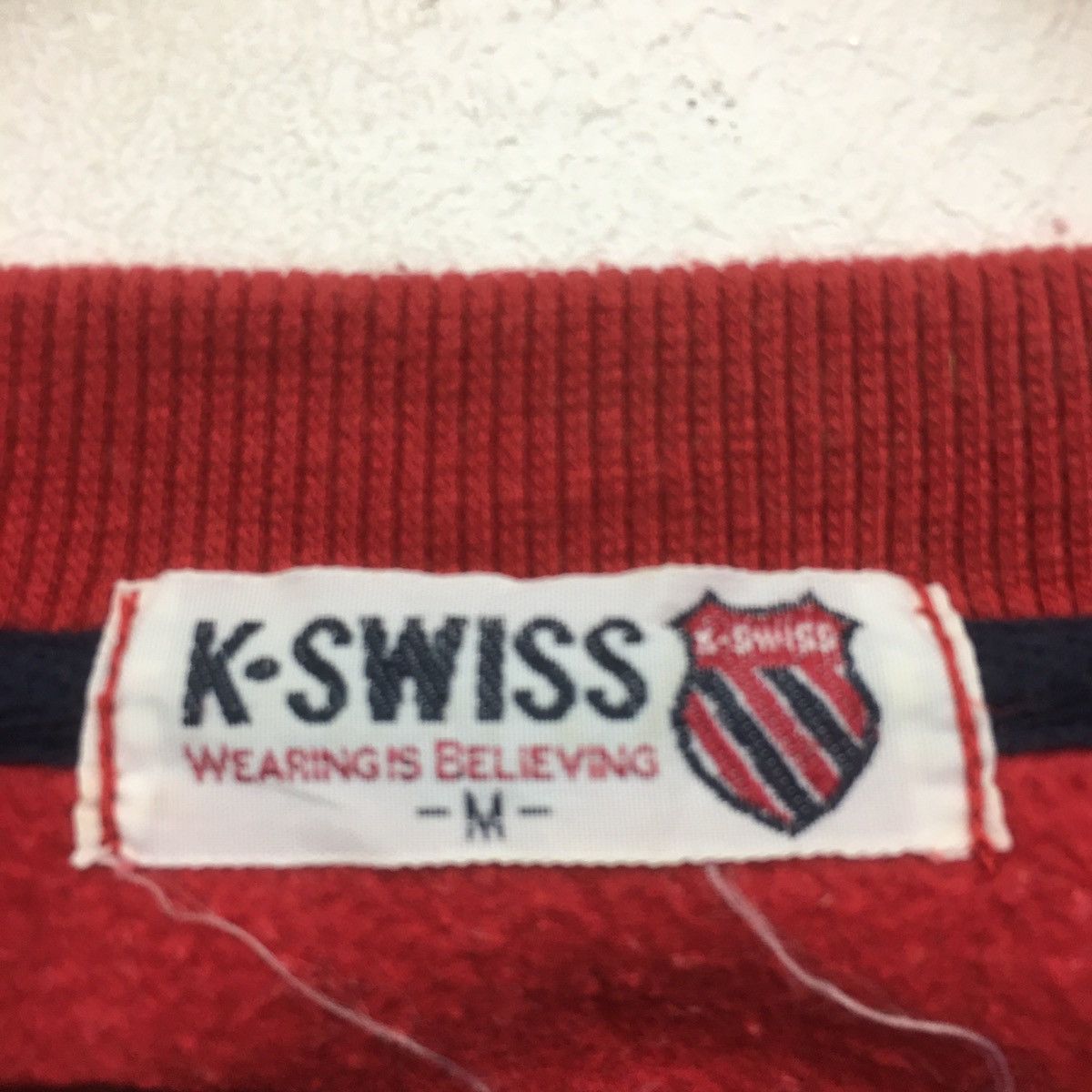 K-Swiss × Vintage K:Swiss Sweatshirt Crewneck Biglogo Embroidery K-Swiss Size US M / EU 48-50 / 2 - 6 Thumbnail