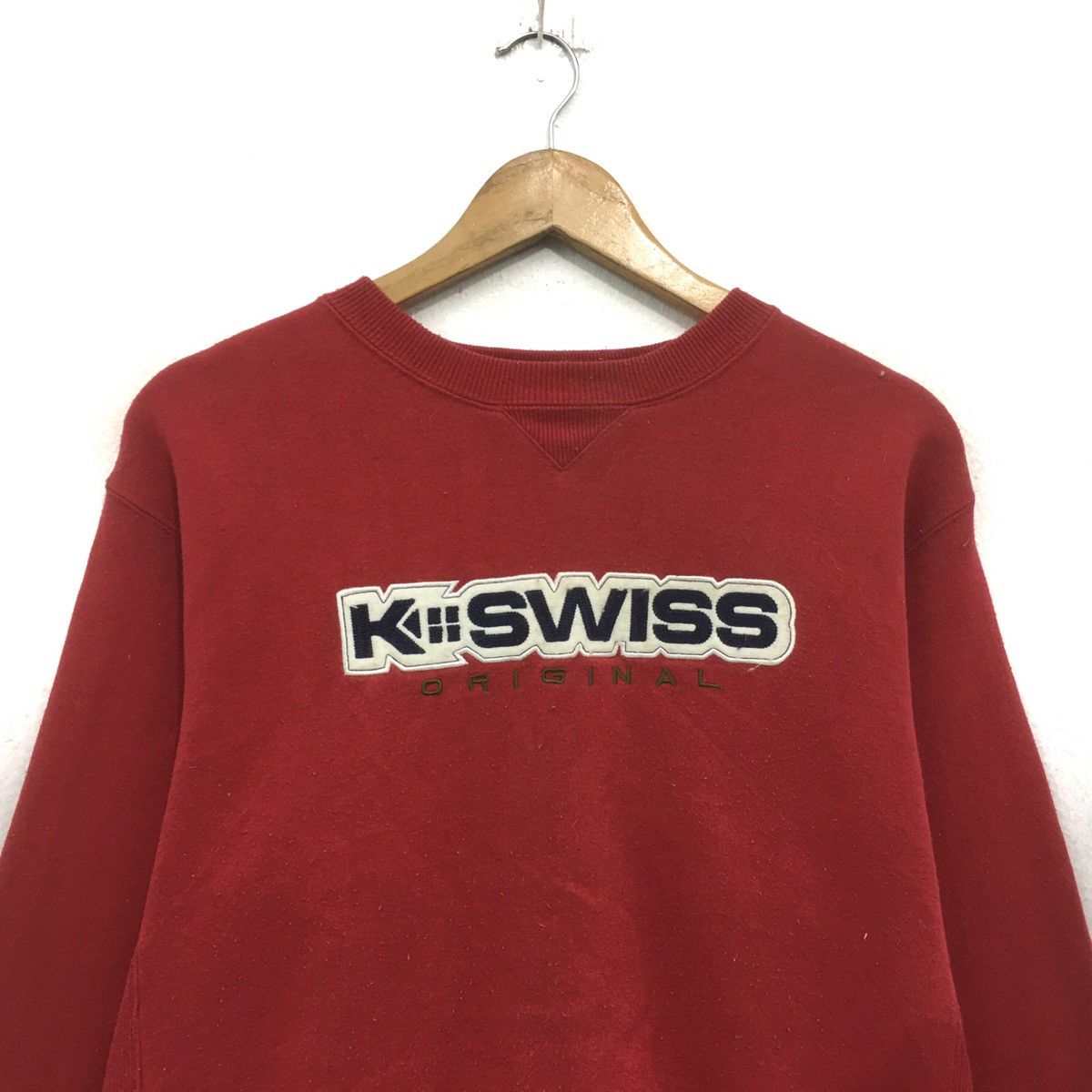 K-Swiss × Vintage K:Swiss Sweatshirt Crewneck Biglogo Embroidery K-Swiss Size US M / EU 48-50 / 2 - 3 Thumbnail