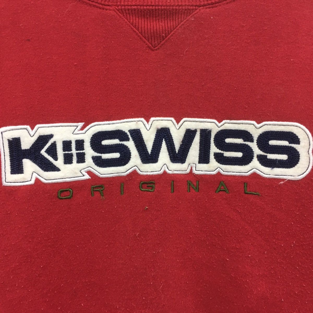 K-Swiss × Vintage K:Swiss Sweatshirt Crewneck Biglogo Embroidery K-Swiss Size US M / EU 48-50 / 2 - 2 Thumbnail