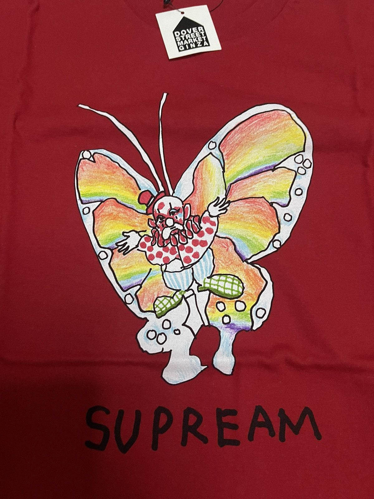 Supreme Supreme butterfly gonz tee red ds Size US M / EU 48-50 / 2 - 4 Thumbnail