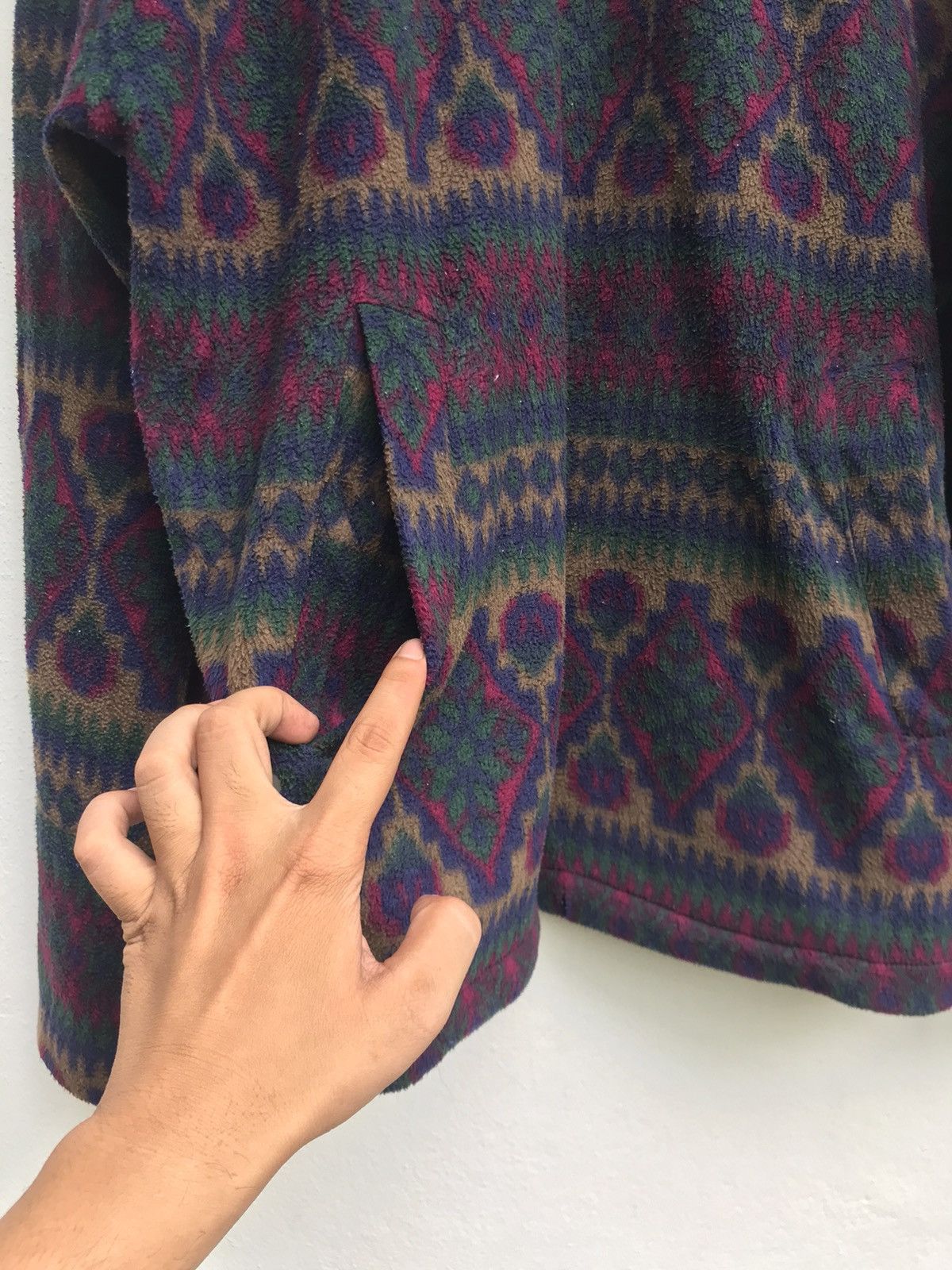 Japanese Brand × Native Sun Leader Japanese Brand Paisley Native Fleece Jacket Size US L / EU 52-54 / 3 - 4 Thumbnail