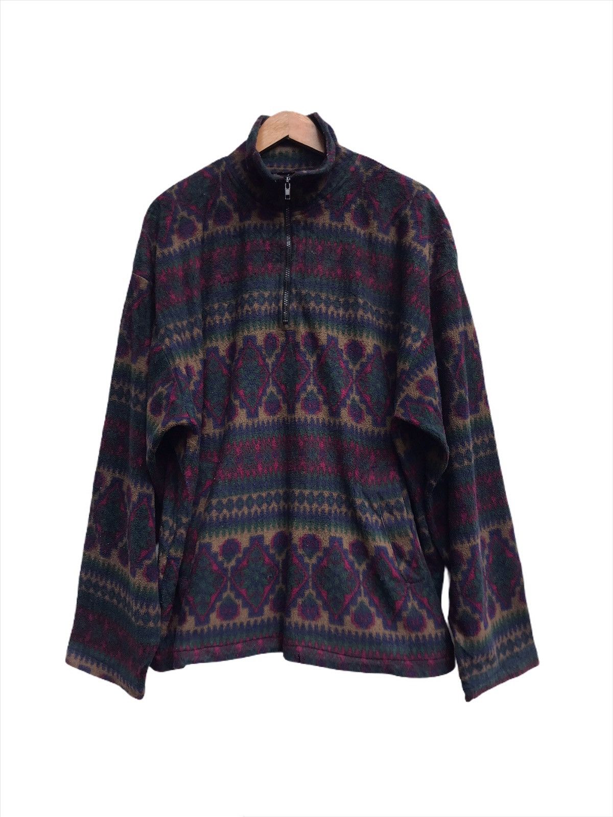 Japanese Brand × Native Sun Leader Japanese Brand Paisley Native Fleece Jacket Size US L / EU 52-54 / 3 - 1 Thumbnail