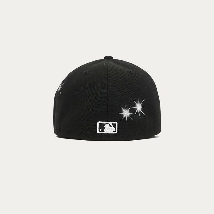 New Era Ay El Ay En Black En Why NY New Era Brand New 7 1/8 Size ONE SIZE - 2 Thumbnail