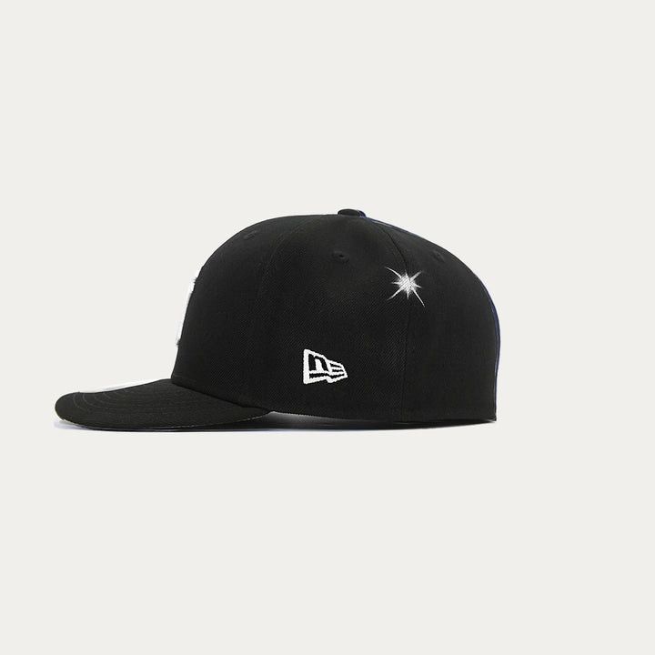New Era Ay El Ay En Black En Why NY New Era Brand New 7 1/8 Size ONE SIZE - 3 Thumbnail