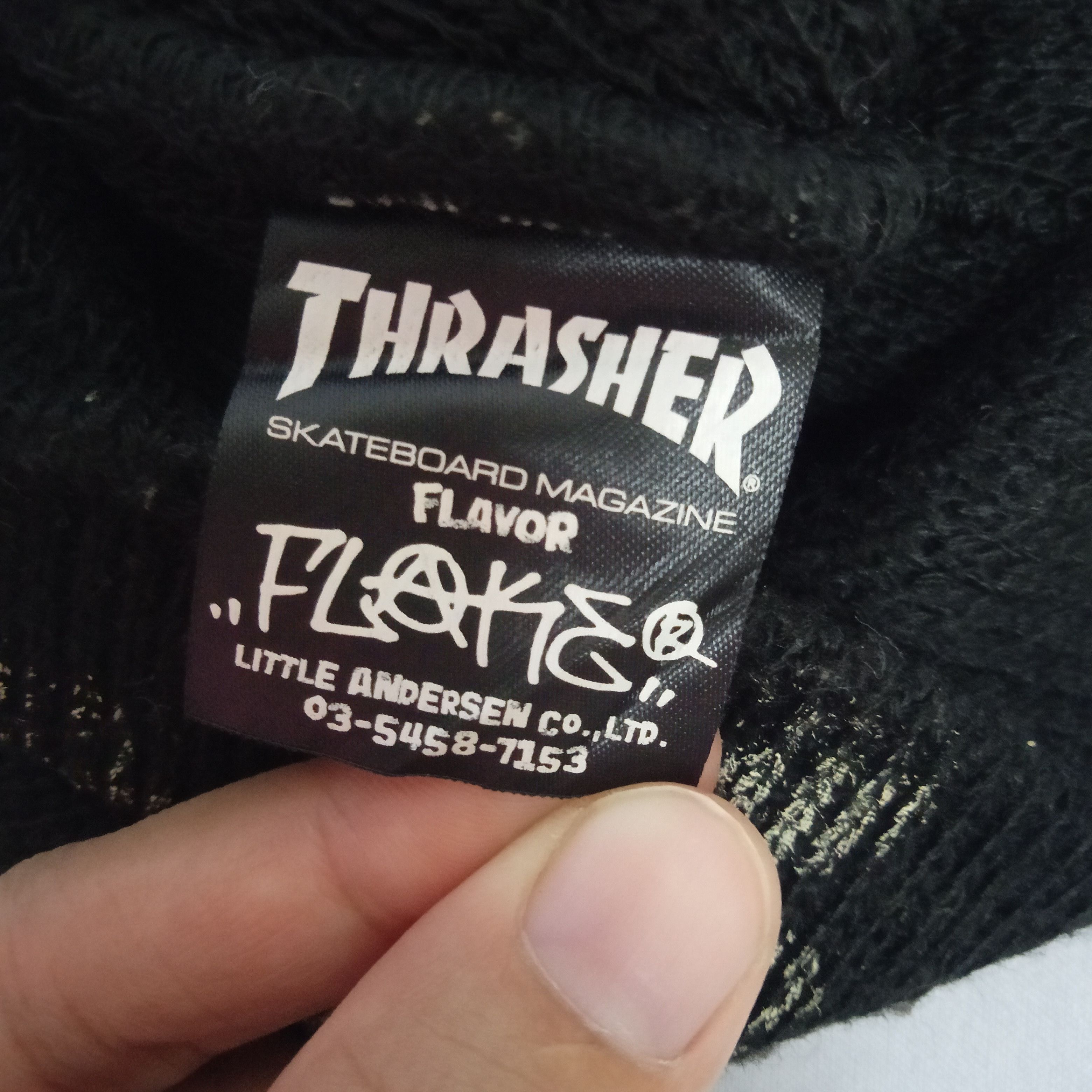 Black Label × Thrasher 💥BEST OFFER💥 TRASHER SKULL BEANIE HAT Size ONE SIZE - 5 Thumbnail