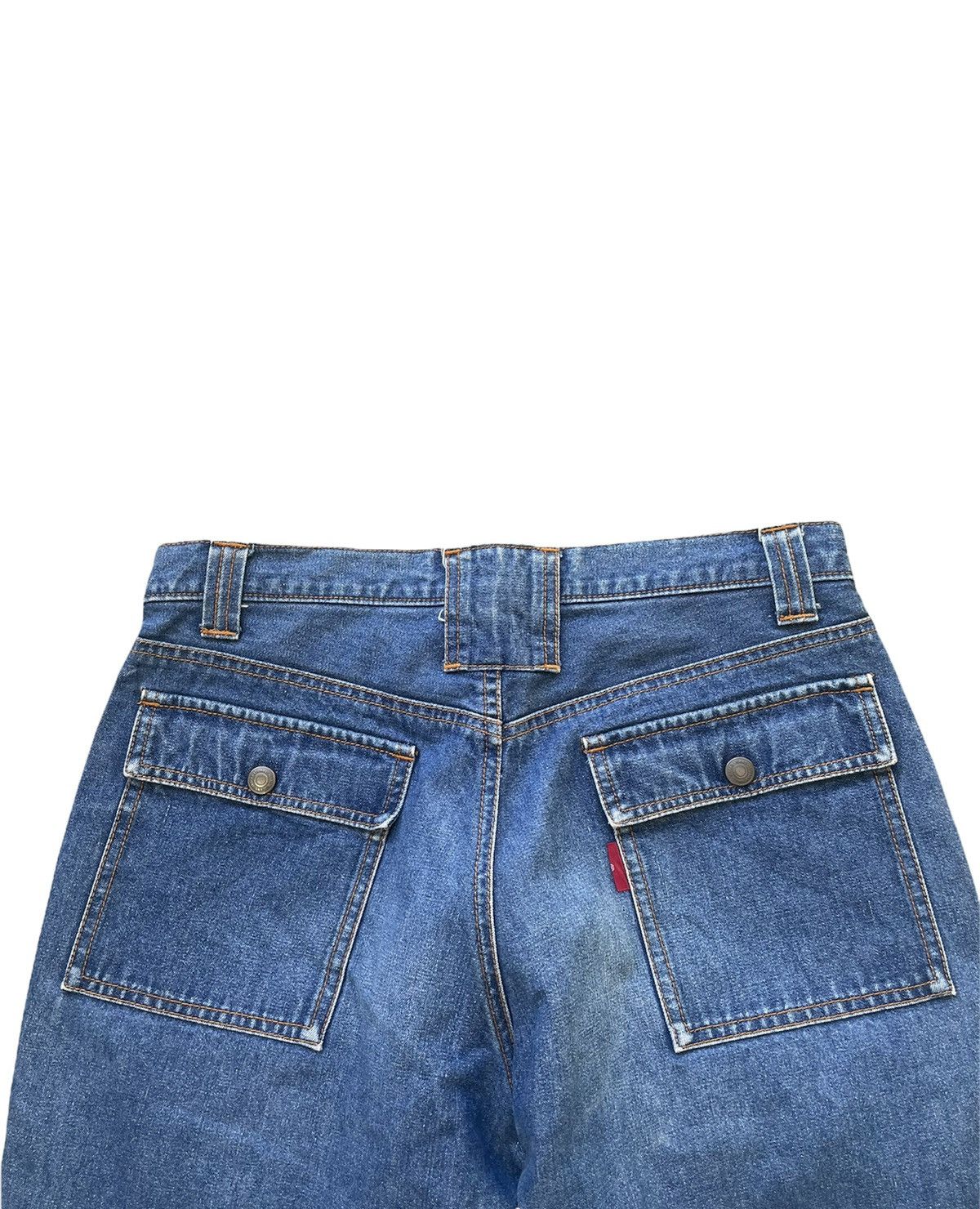 Japanese Brand No Brand Japanesse Bush Pant Aging Faded Wash Denim Size US 30 / EU 46 - 8 Thumbnail