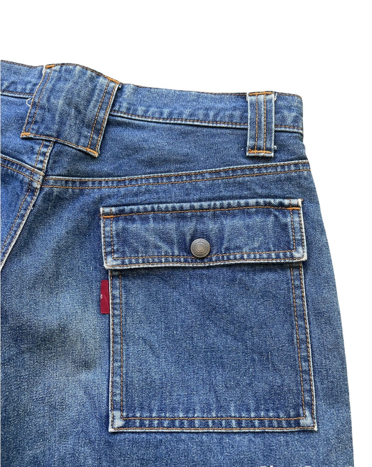 Japanese Brand No Brand Japanesse Bush Pant Aging Faded Wash Denim Size US 30 / EU 46 - 9 Thumbnail