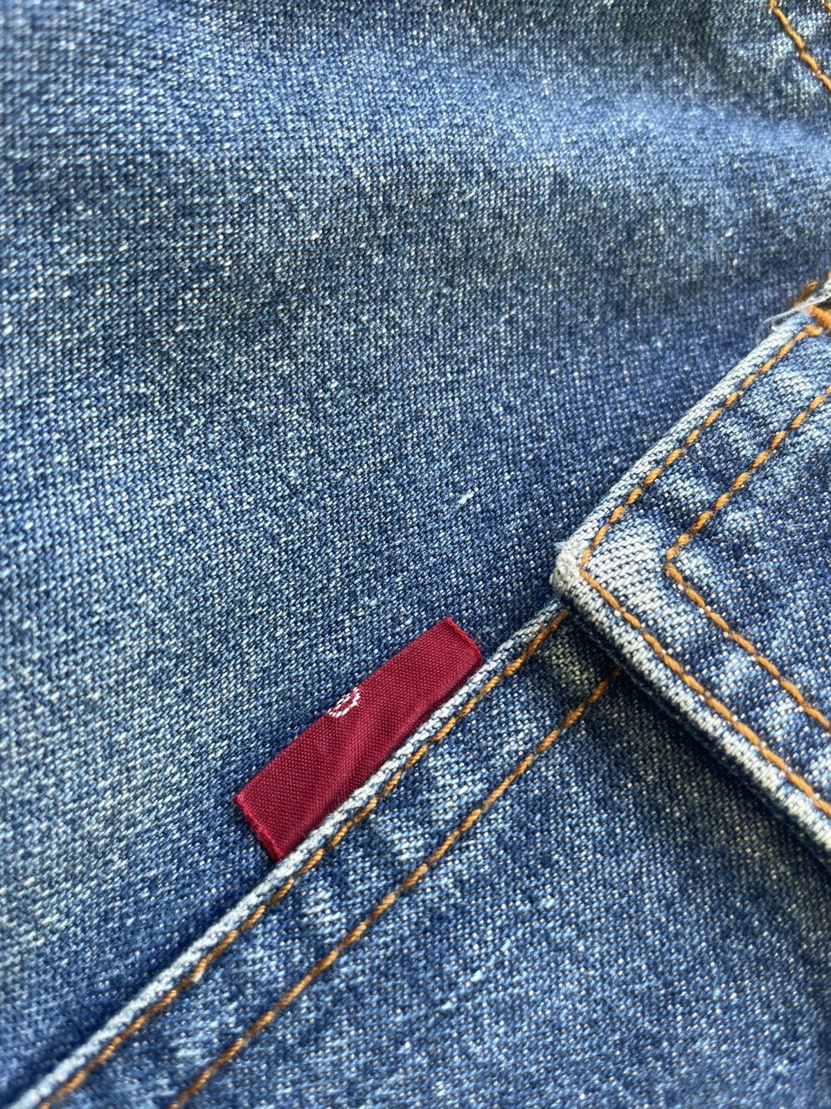 Japanese Brand No Brand Japanesse Bush Pant Aging Faded Wash Denim Size US 30 / EU 46 - 10 Thumbnail