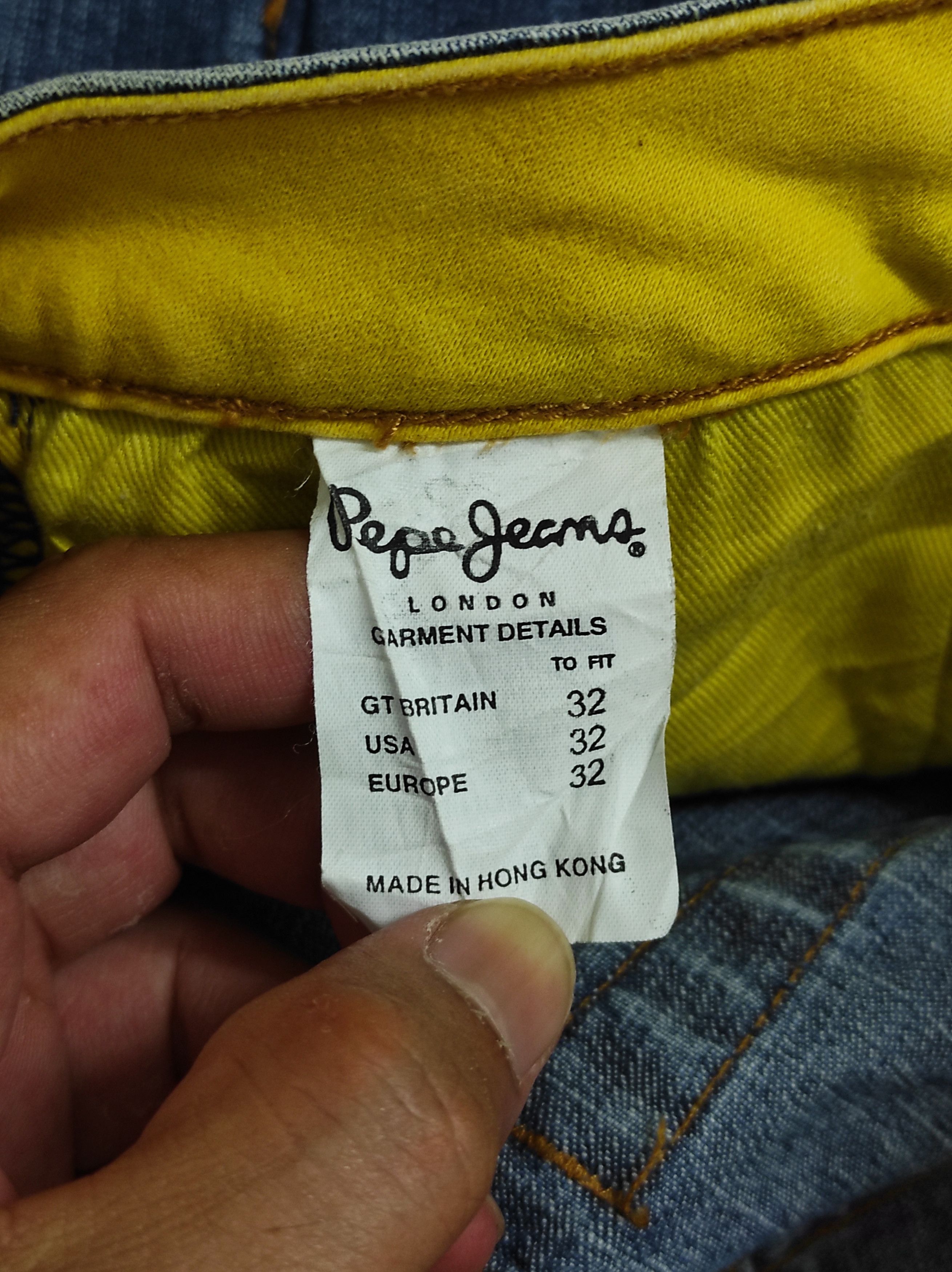 Pepe Jeans Vintage 90s PEPE JEANS LONDON patchwork psychedelic pop art Size US 32 / EU 48 - 4 Thumbnail
