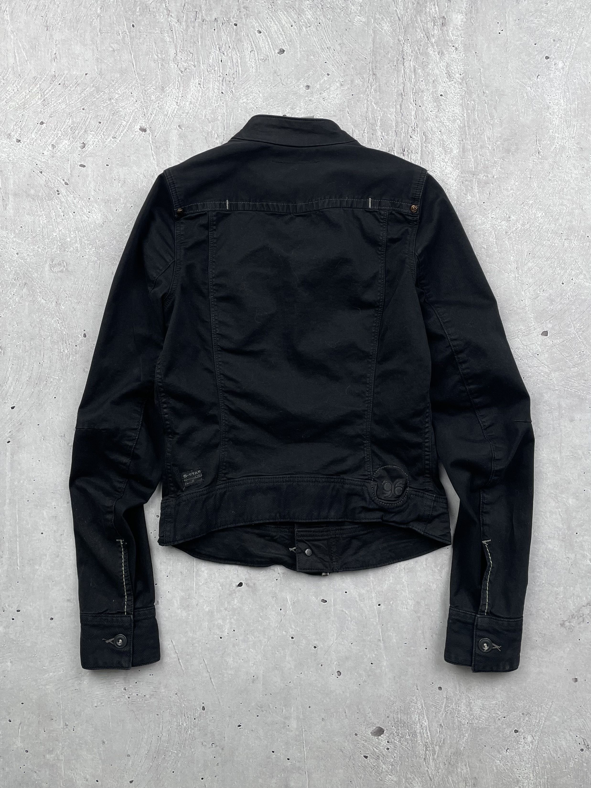 G-Star G Star RAW Vintage Denim Bomber Jacket Size XS / US 0-2 / IT 36-38 - 8 Thumbnail