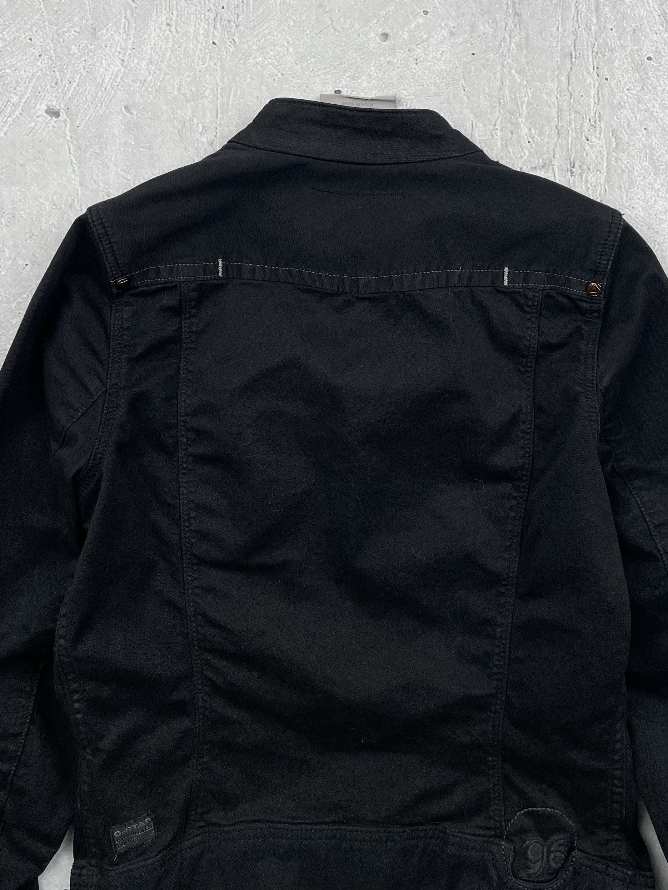 G-Star G Star RAW Vintage Denim Bomber Jacket Size XS / US 0-2 / IT 36-38 - 9 Thumbnail