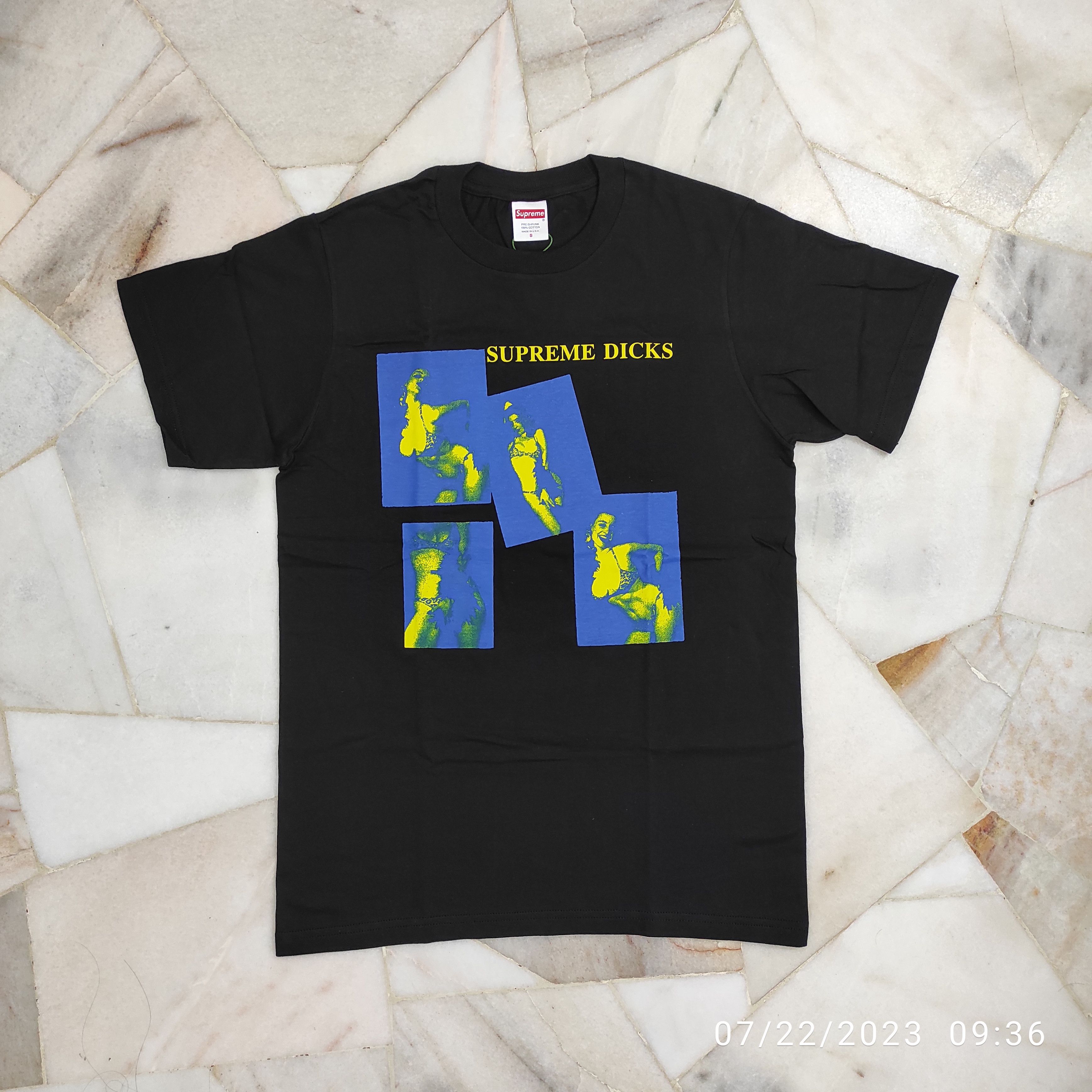 Supreme Supreme Painted Tee Black | Grailed