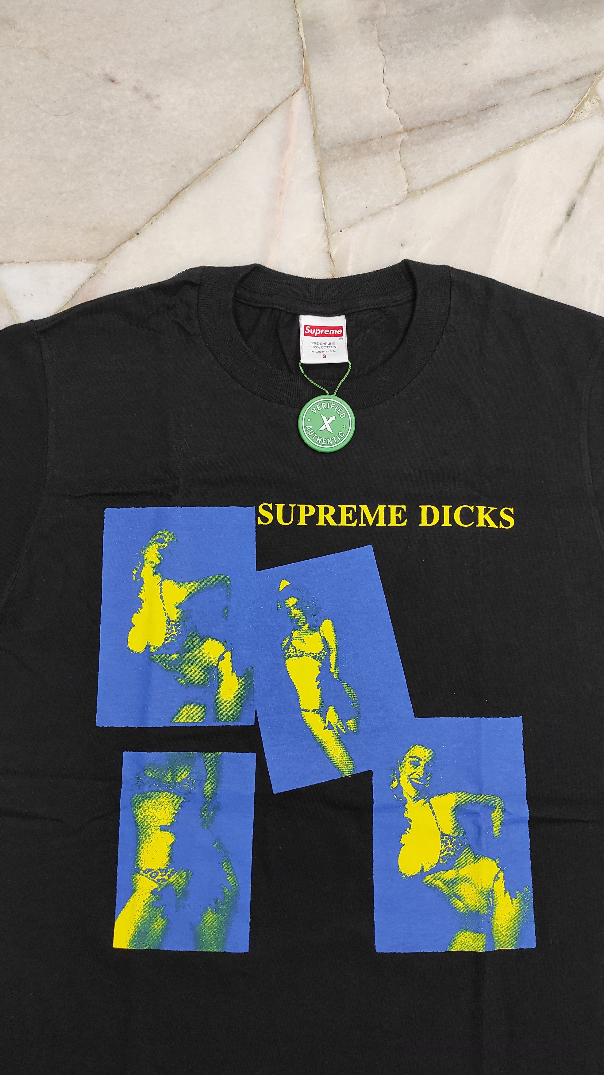 Supreme Archive FW20 SUPREME DICKS TEE Black Size US S / EU 44-46 / 1 - 7 Thumbnail