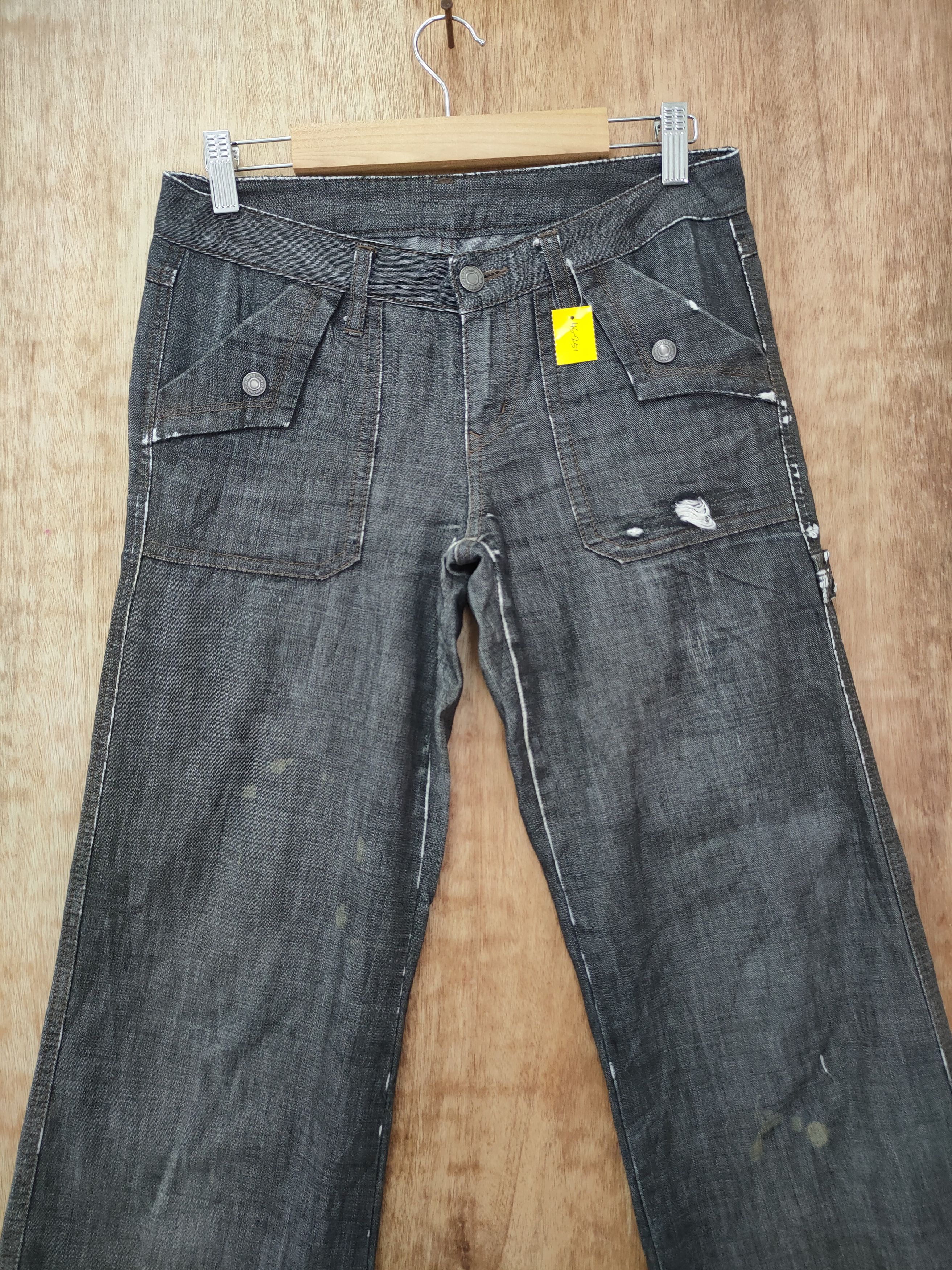 Japanese Brand DLL Uniqlo japan multipocket tactical cargo pants #sp46-251T Size 27" / US 4 / IT 40 - 4 Thumbnail