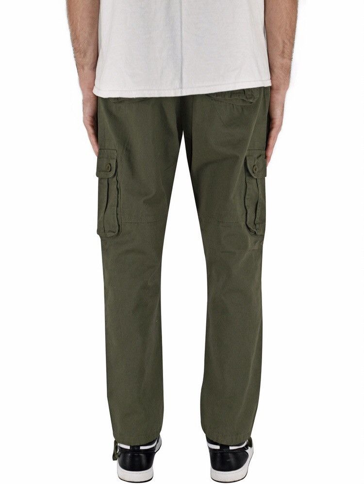 Japanese Brand 6 Pocket Cargo Pants Olive Green Size US 42 / EU 58 - 4 Thumbnail