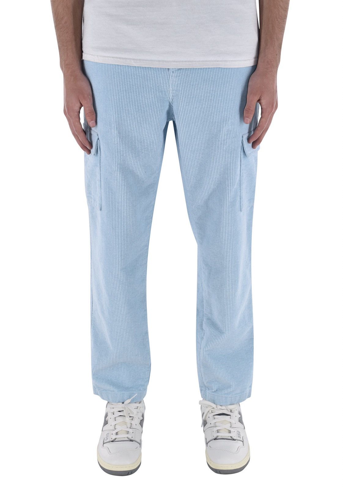 Vintage Corduroy Cargo Pants Sky Blue Size US 32 / EU 48 - 3 Thumbnail
