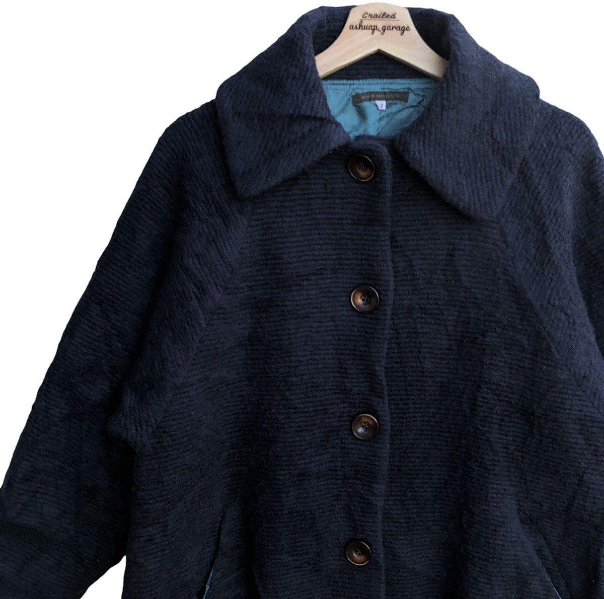 Adieu Paris × Designer Vintage Adiue Tristesse Wool Jacket Size US L / EU 52-54 / 3 - 4 Thumbnail